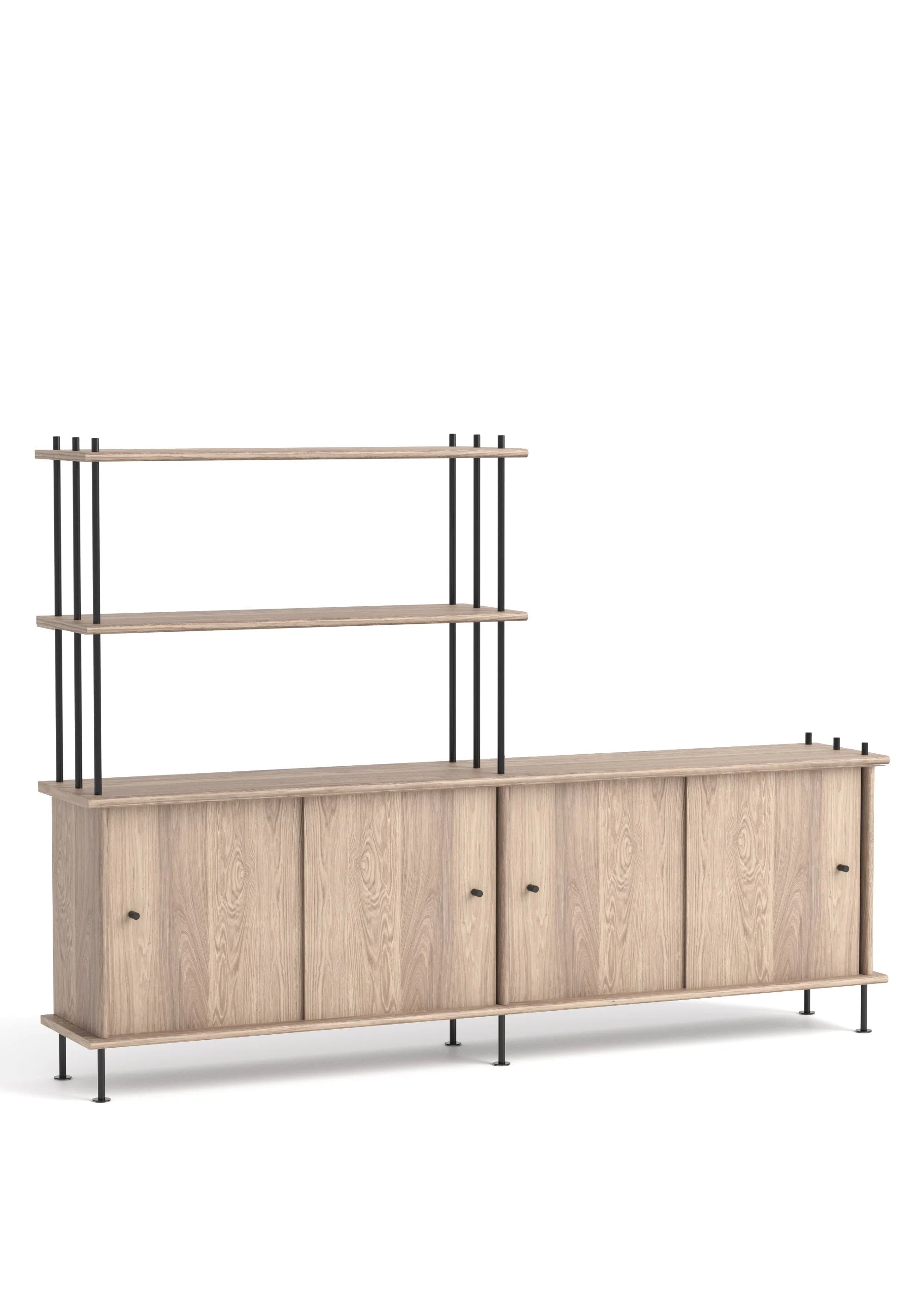 BAVA Cabinet 200 Bleached Oak Wood