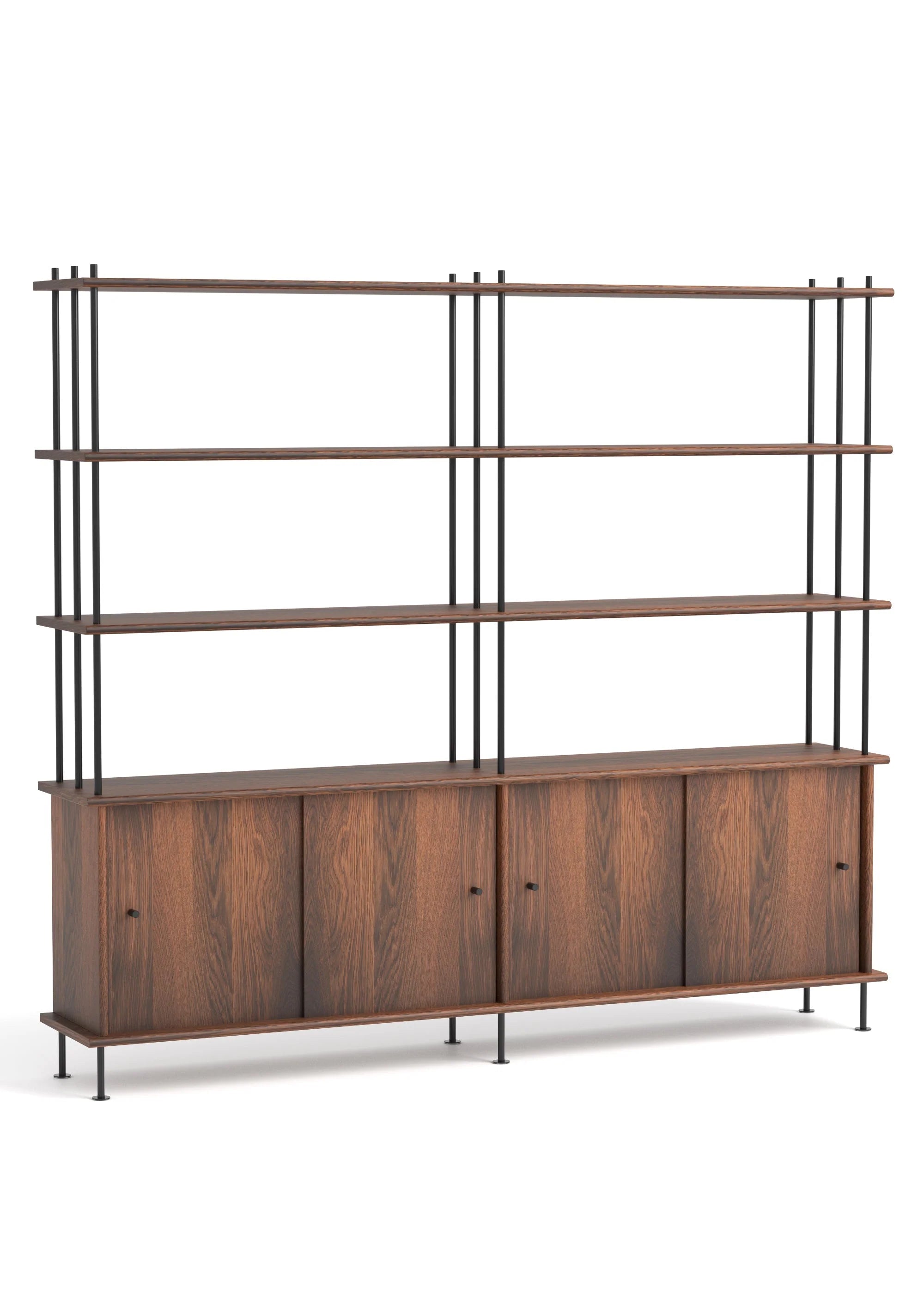 Schrank BAVA 200 dunkles Eichenholz