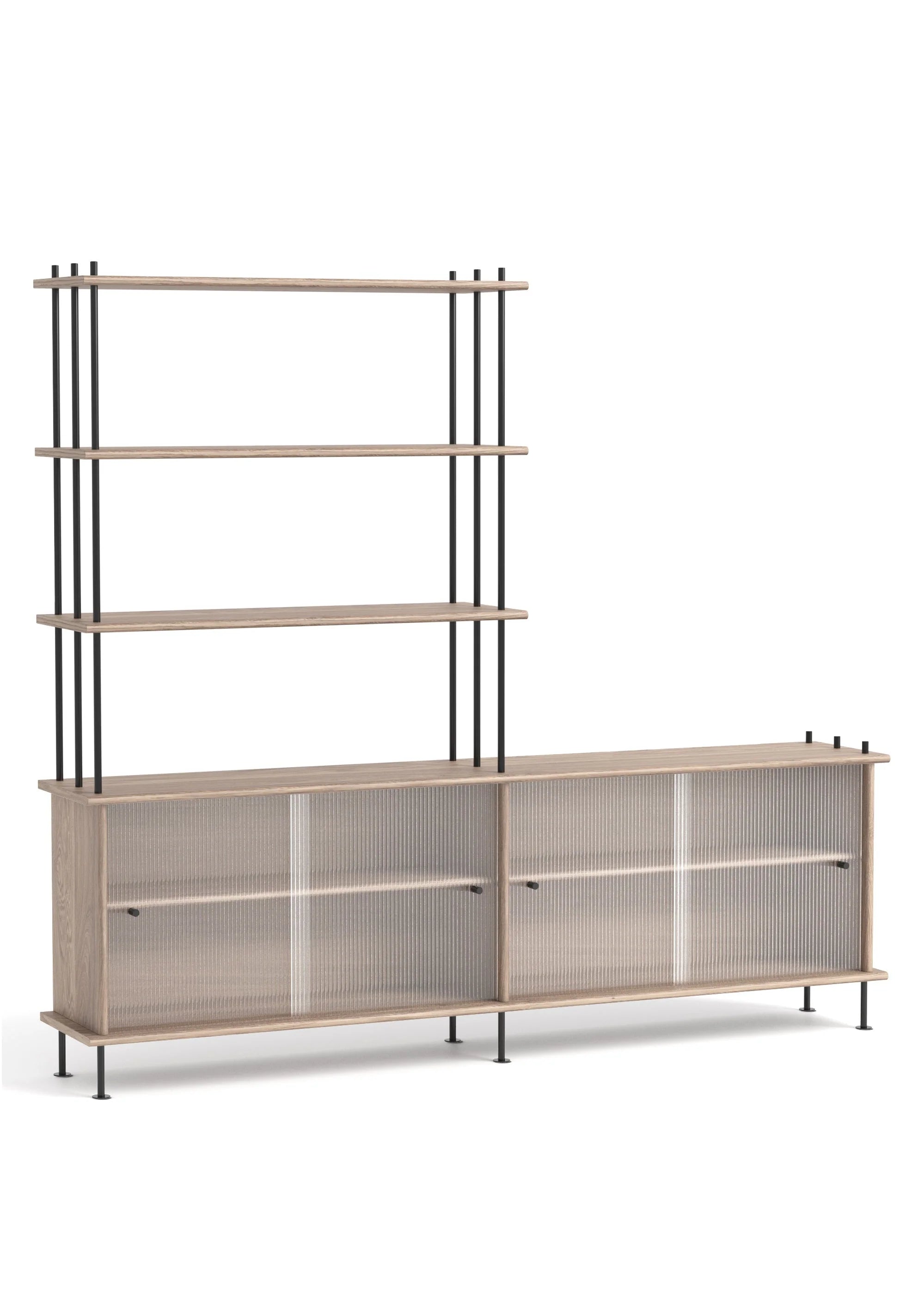 BAVA Cabinet 200 Bleached Oak Wood