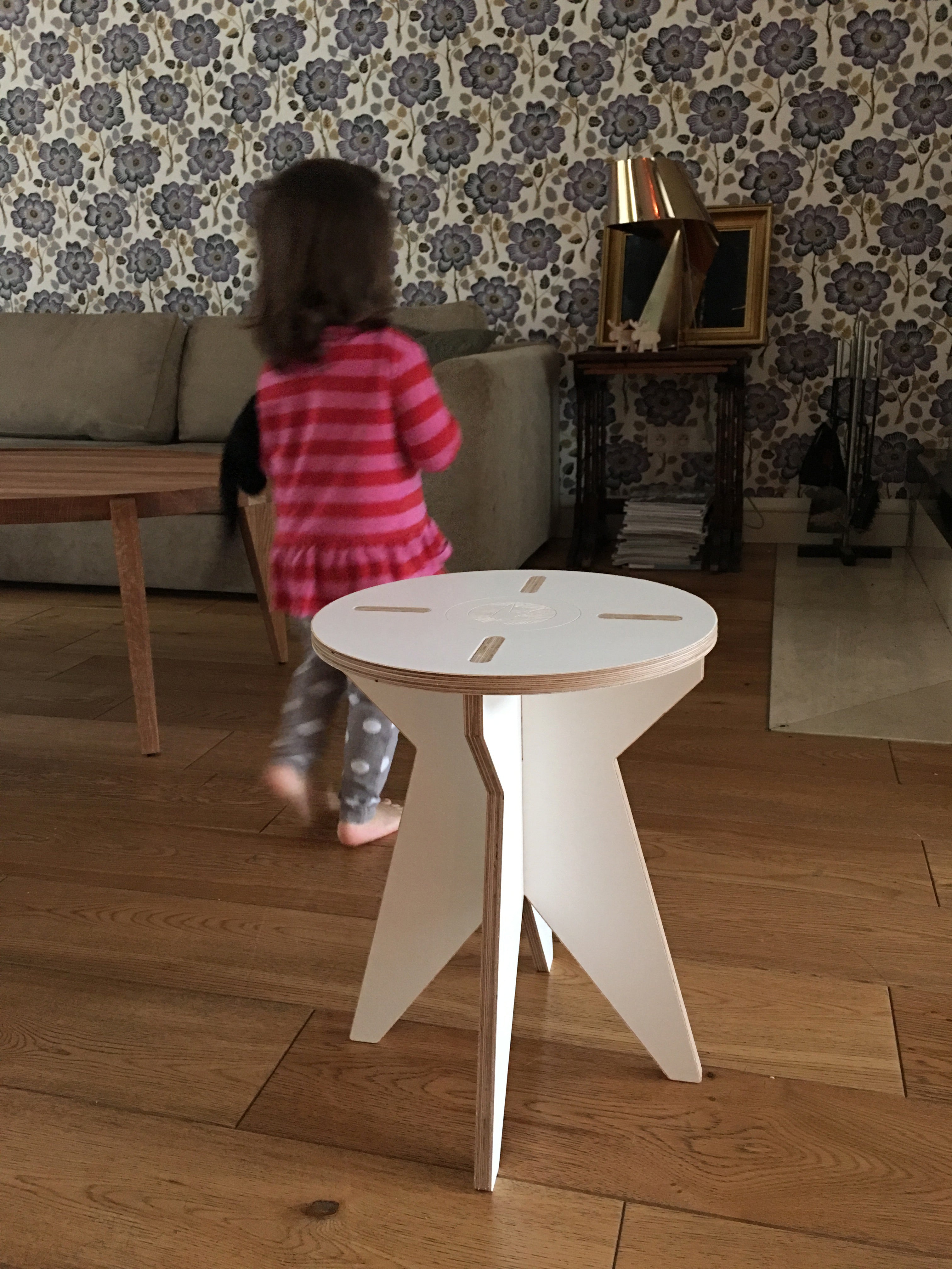 Hocker ST STOOL weiß
