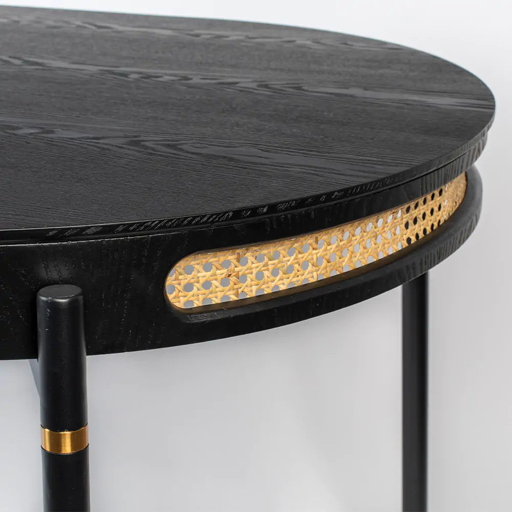 Stoppen Sie nicht den Webbing-Tisch in Schwarz