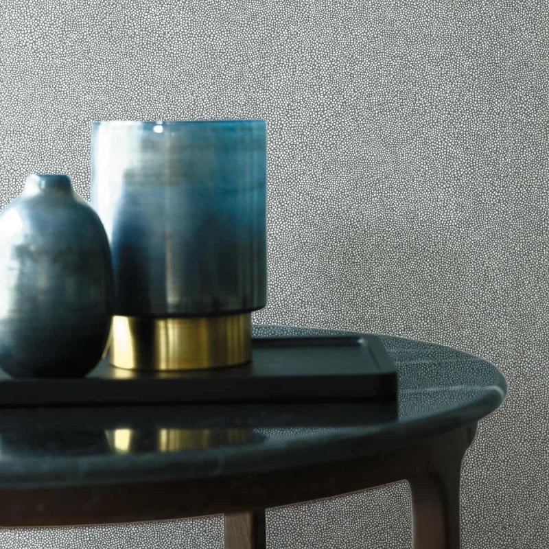 Tapete mit abstraktem Punktmuster BOLINGER - CARBONE braun