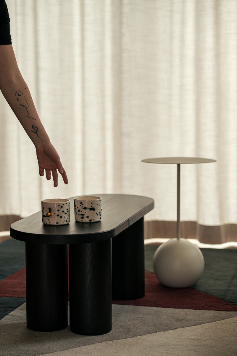 Koffietafel SU hout en staal