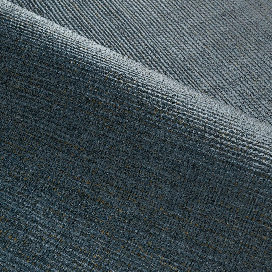 Strukturierte Tapete, die Leinwand imitiert CARIOCA - PÉTROLE marineblau