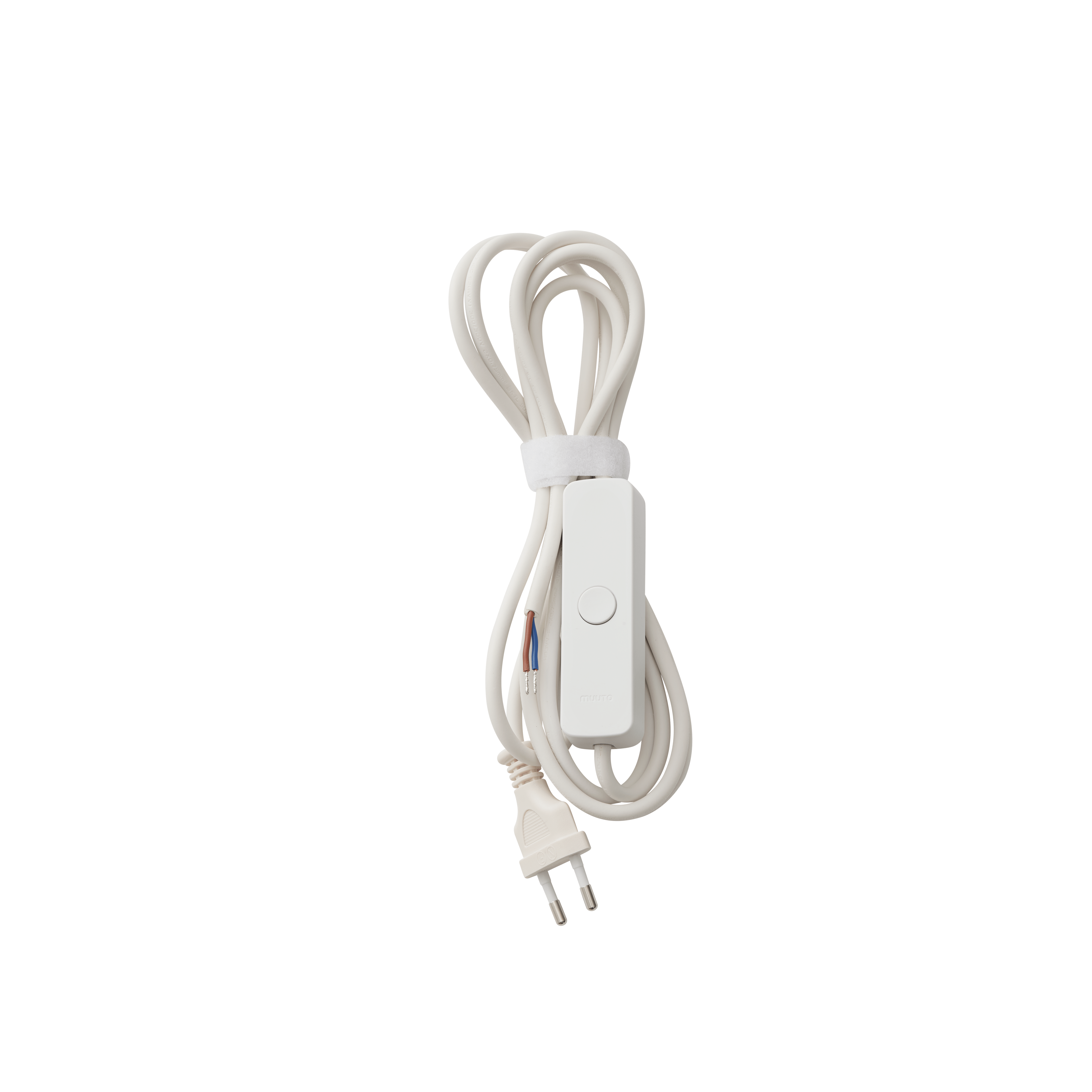 Wandlamp CALM wit met grijze rand