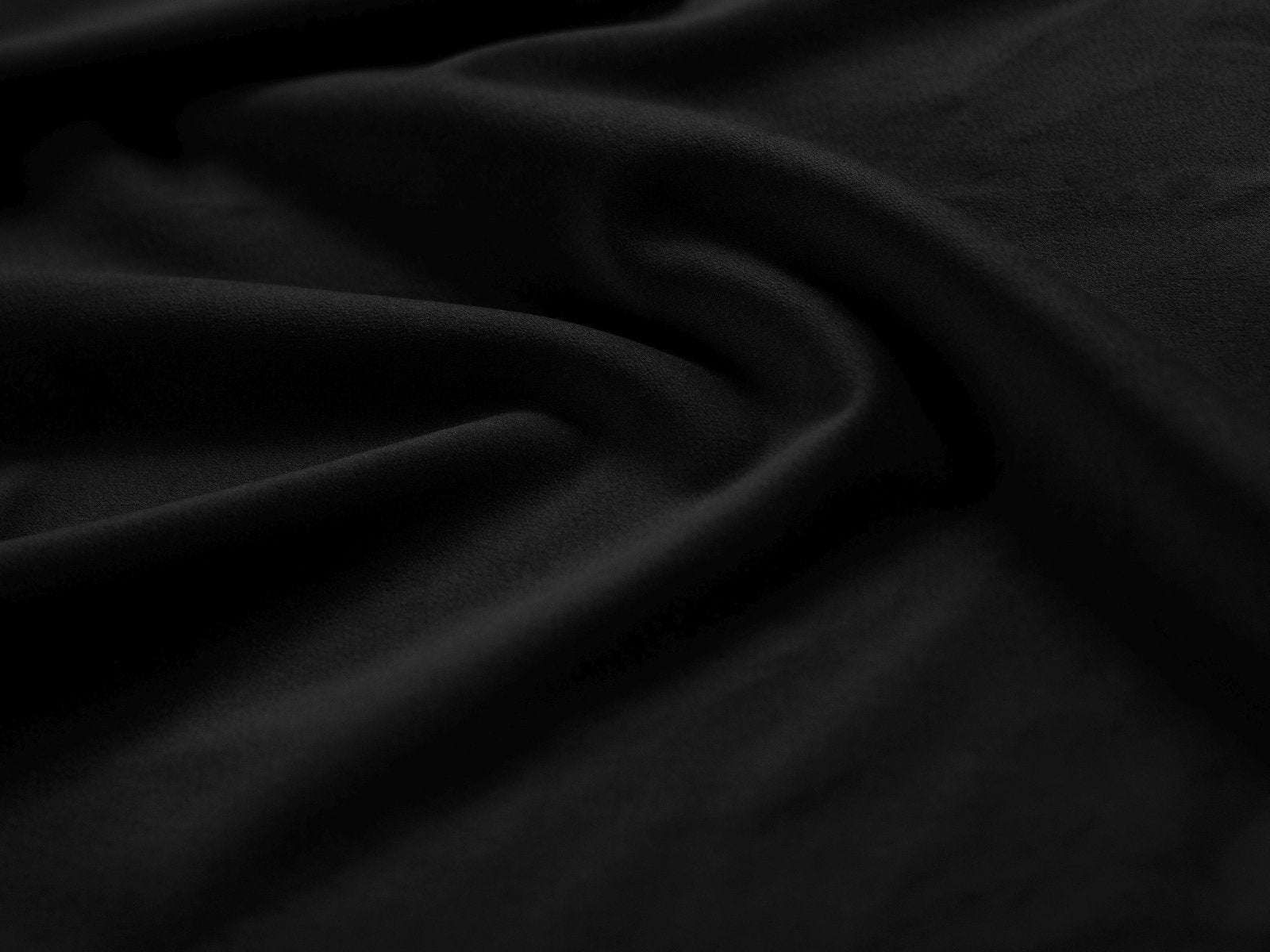 Samtsofa 2-sitzig GEORGIA schwarz