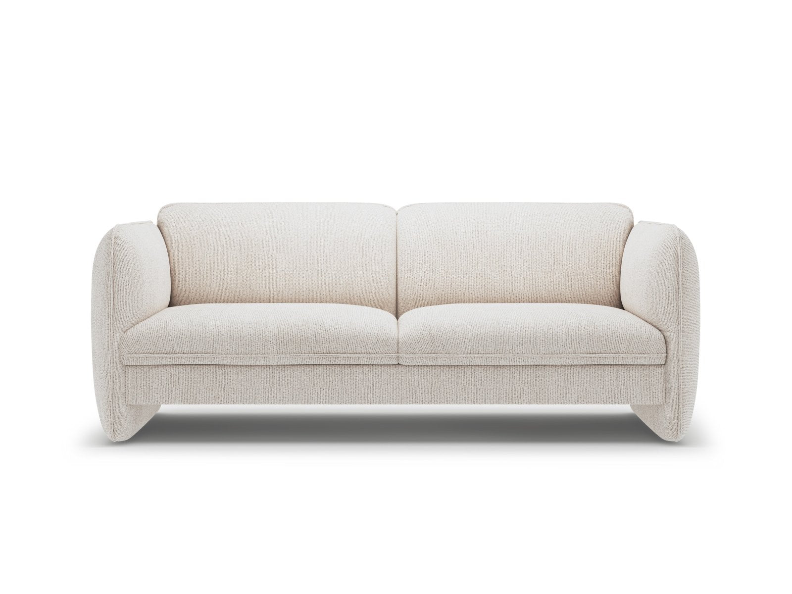 Sofa 3-Sitzer GEORGIA hellbeige Chenille