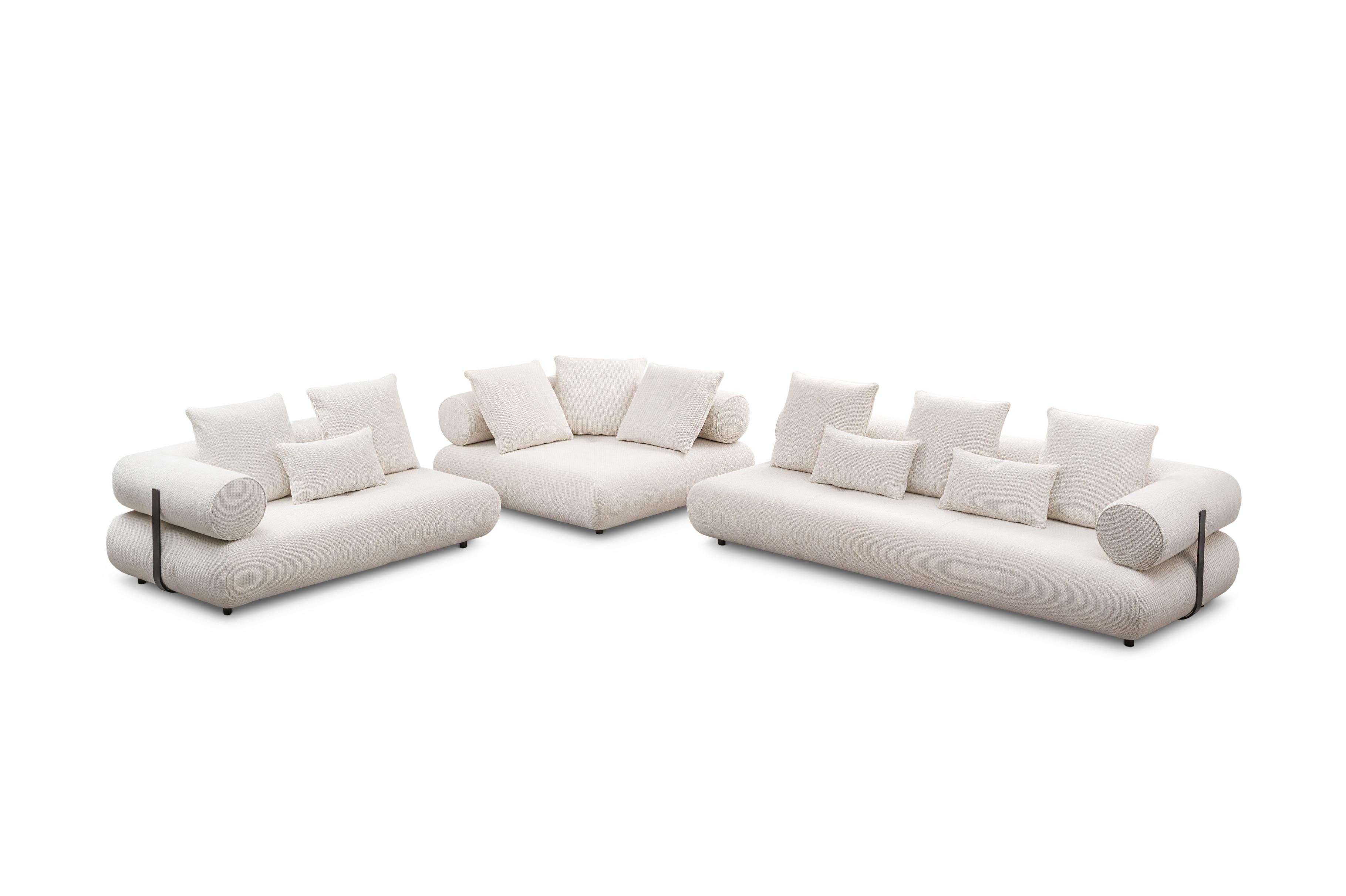 Linkes Ecksofa CASABLANCA personalisiert