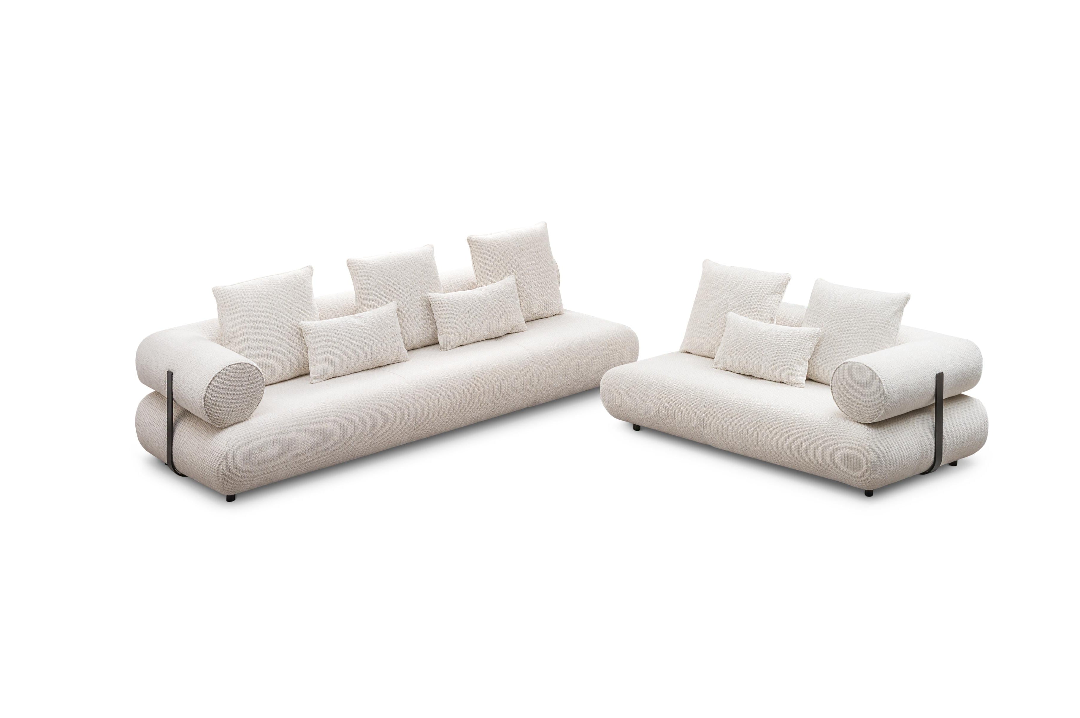 Right-facing modular corner sofa CASABLANCA customizable
