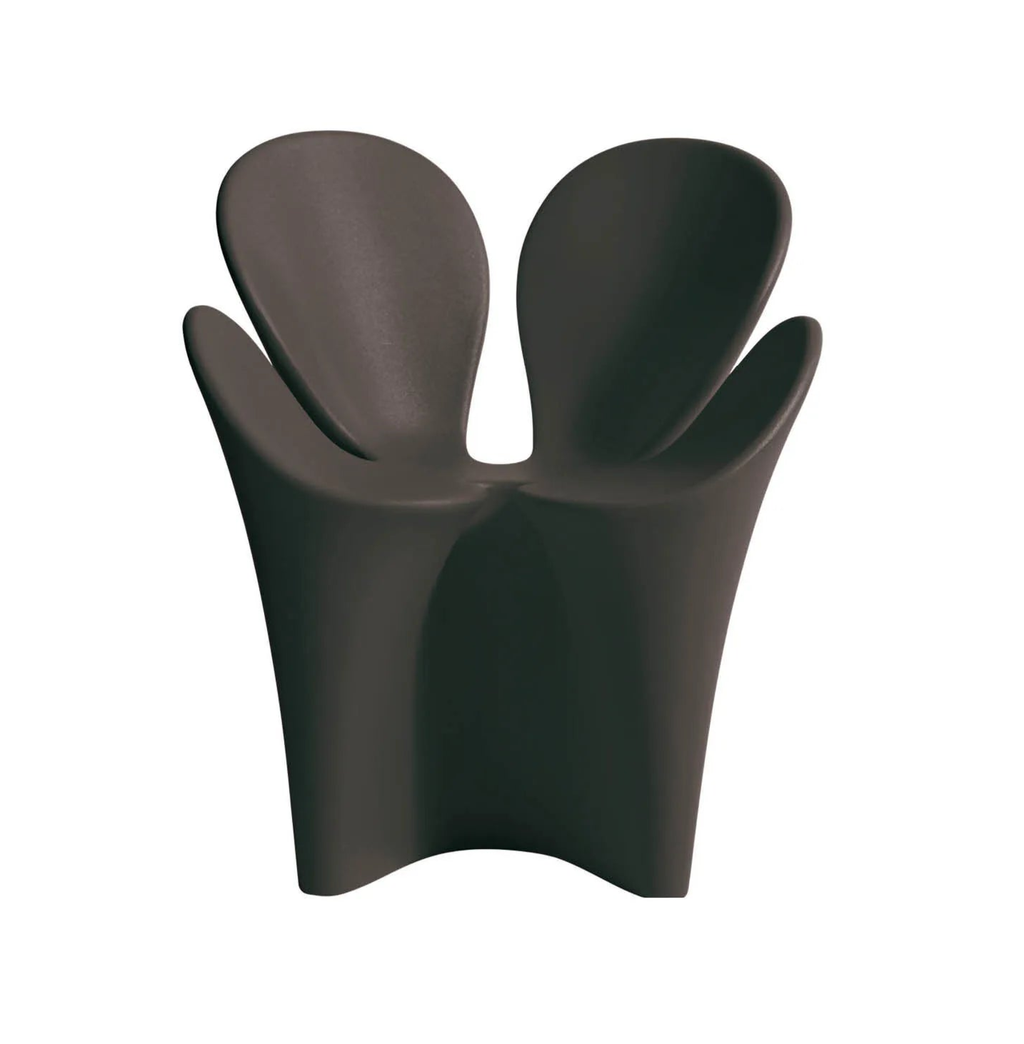 Anthrazit -Klee -Sessel