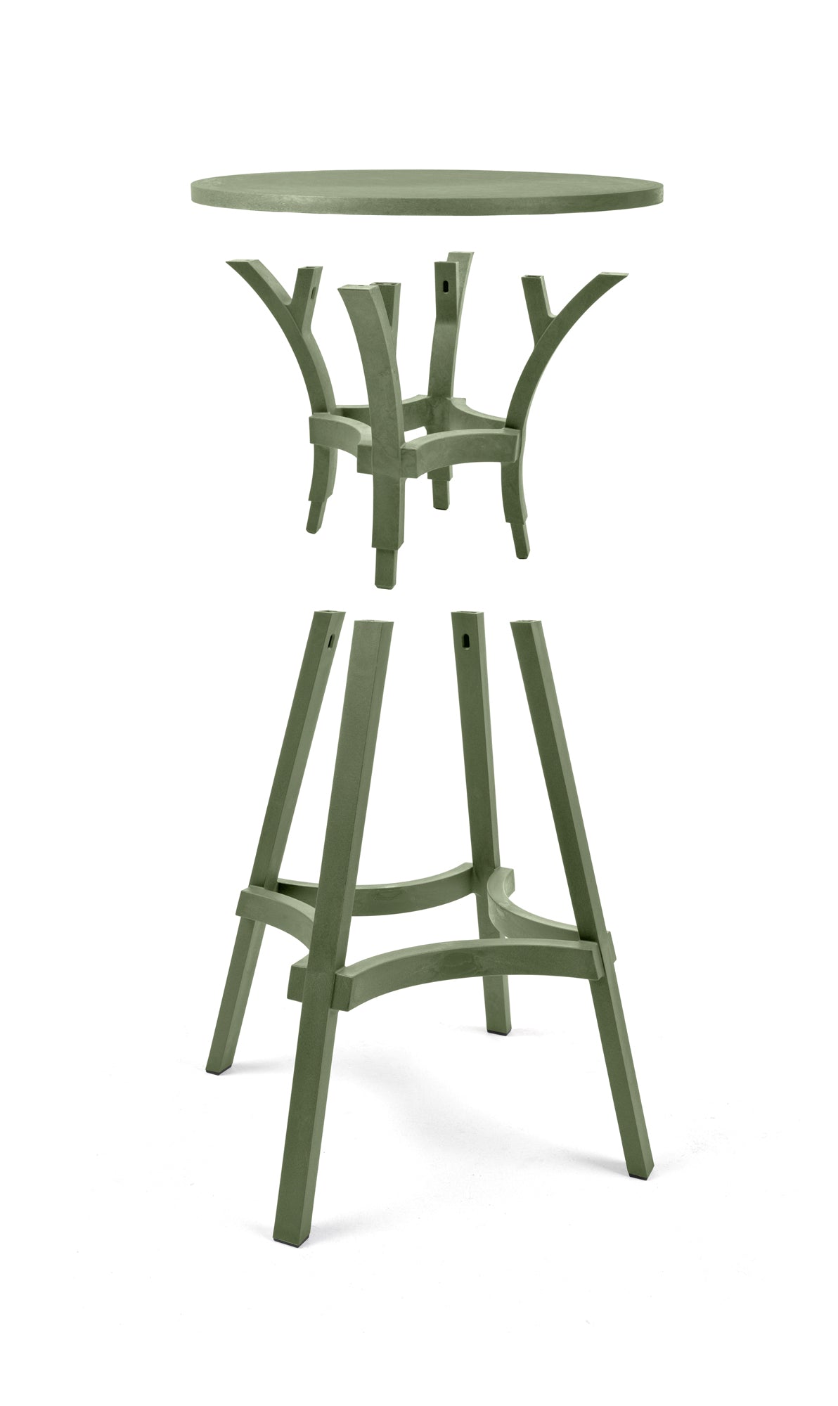 Ronde buiten tafel COMBO krijt [Antonina] [Amelia spr]