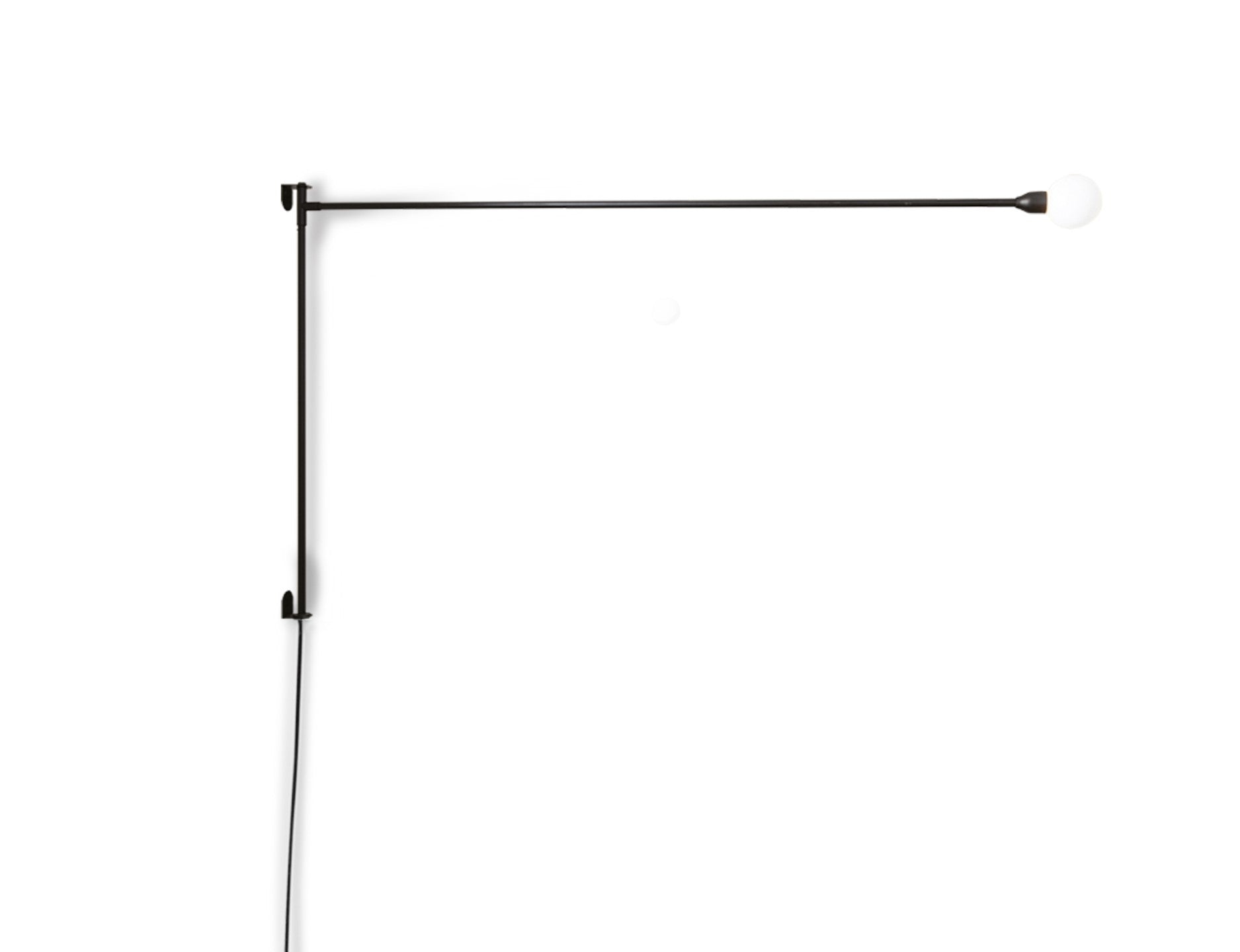Wandlamp met arm POTENCE PIVOTANTE zwart