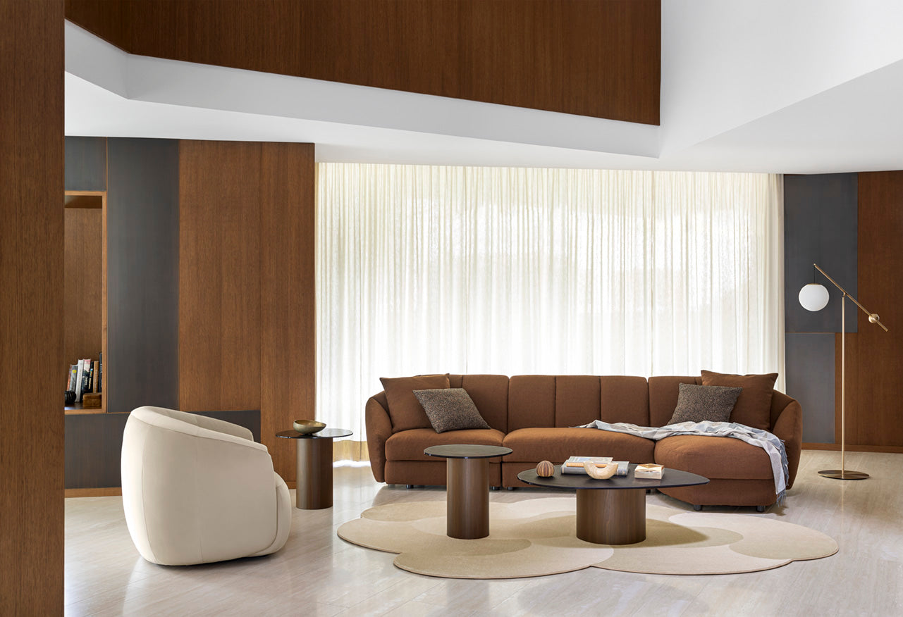 Upholstered Swivel Armchair HAVEN