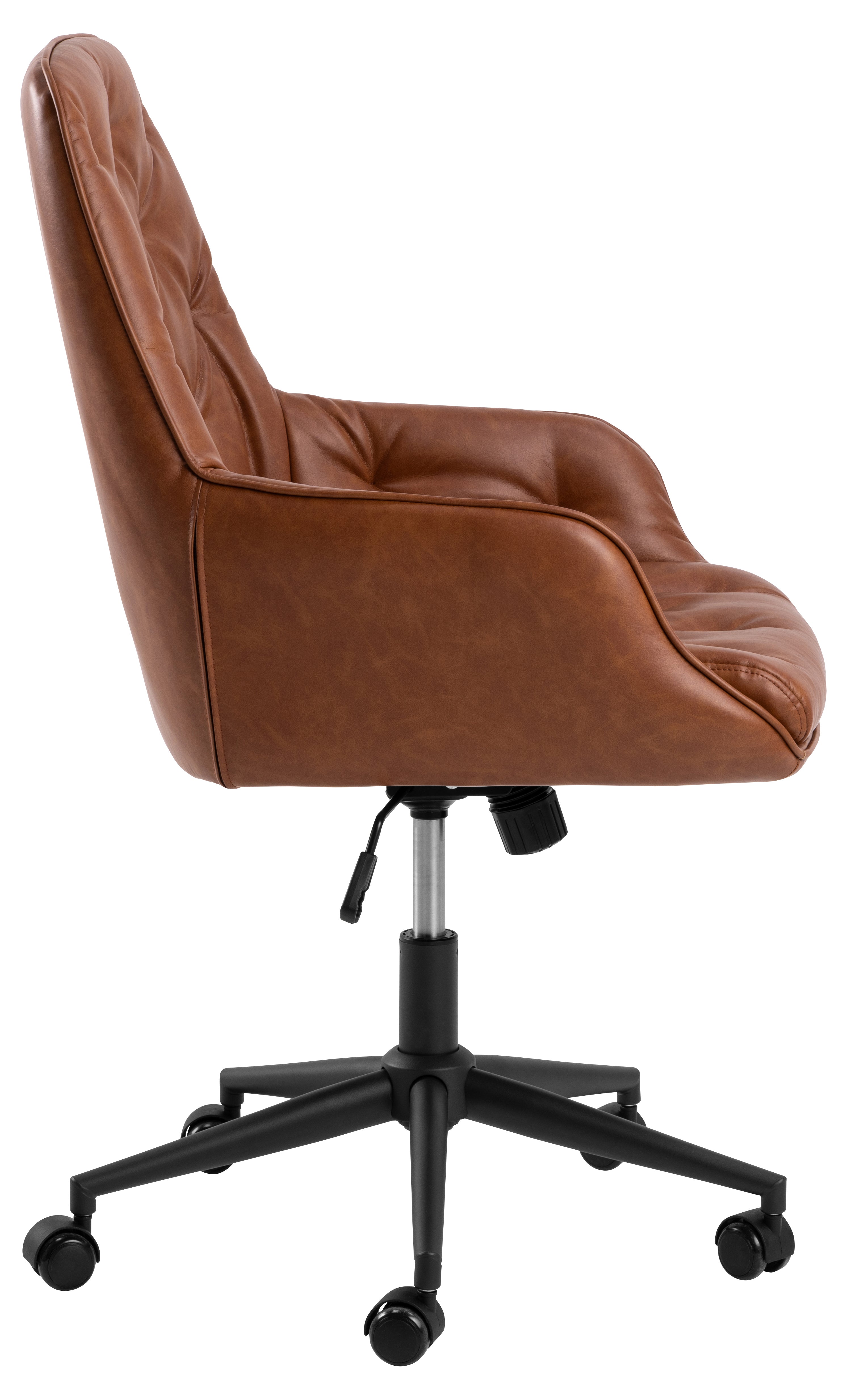 Bureau fauteuil ERIK brandy ecologisch leer