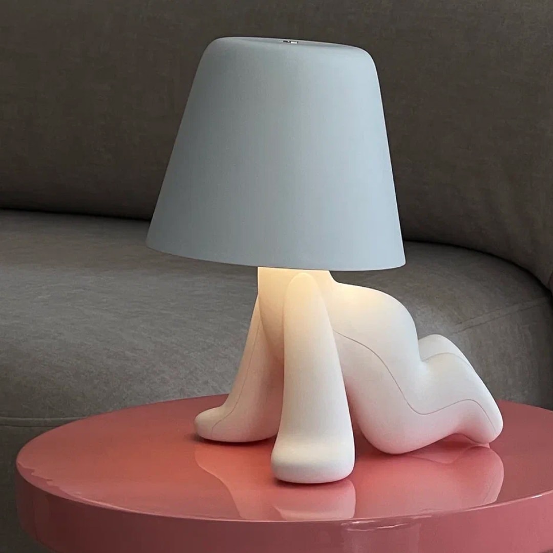 Draagbare lamp SWEET BROTHERS TOM geel