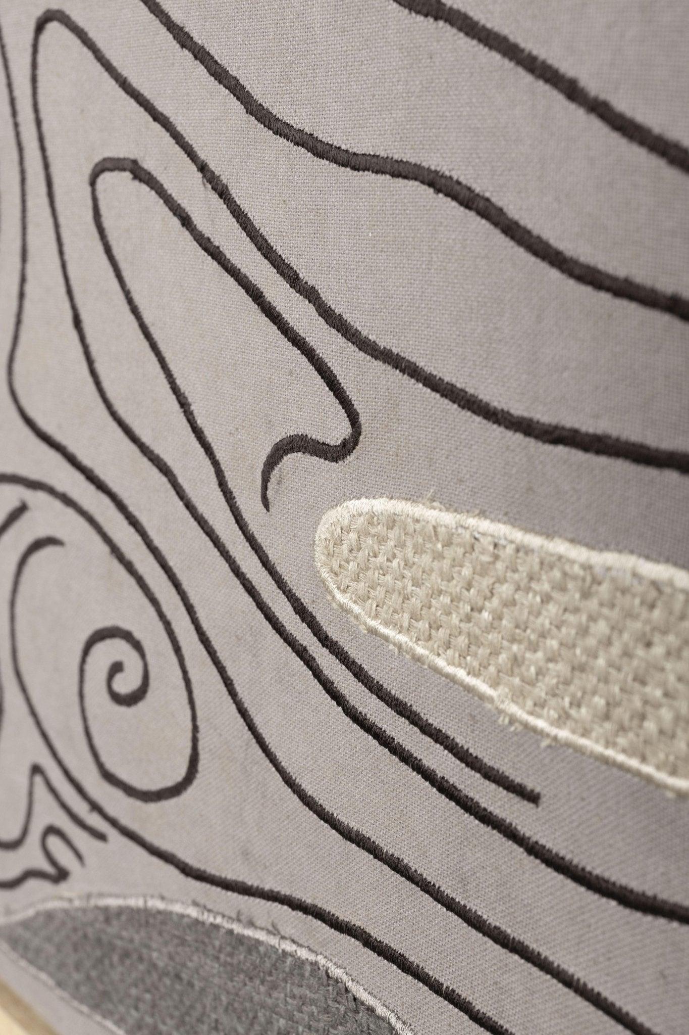 Dekoracja ścienna SHALLOW beżowa tkanina Zuiver    Eye on Design