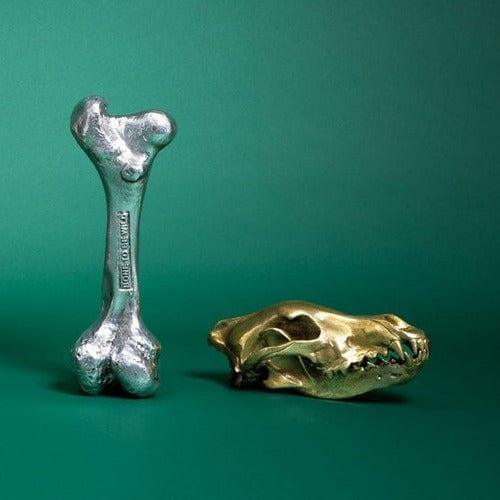 Dekoracja WUNDERKAMMER WOLF SKULL złoty Seletti    Eye on Design