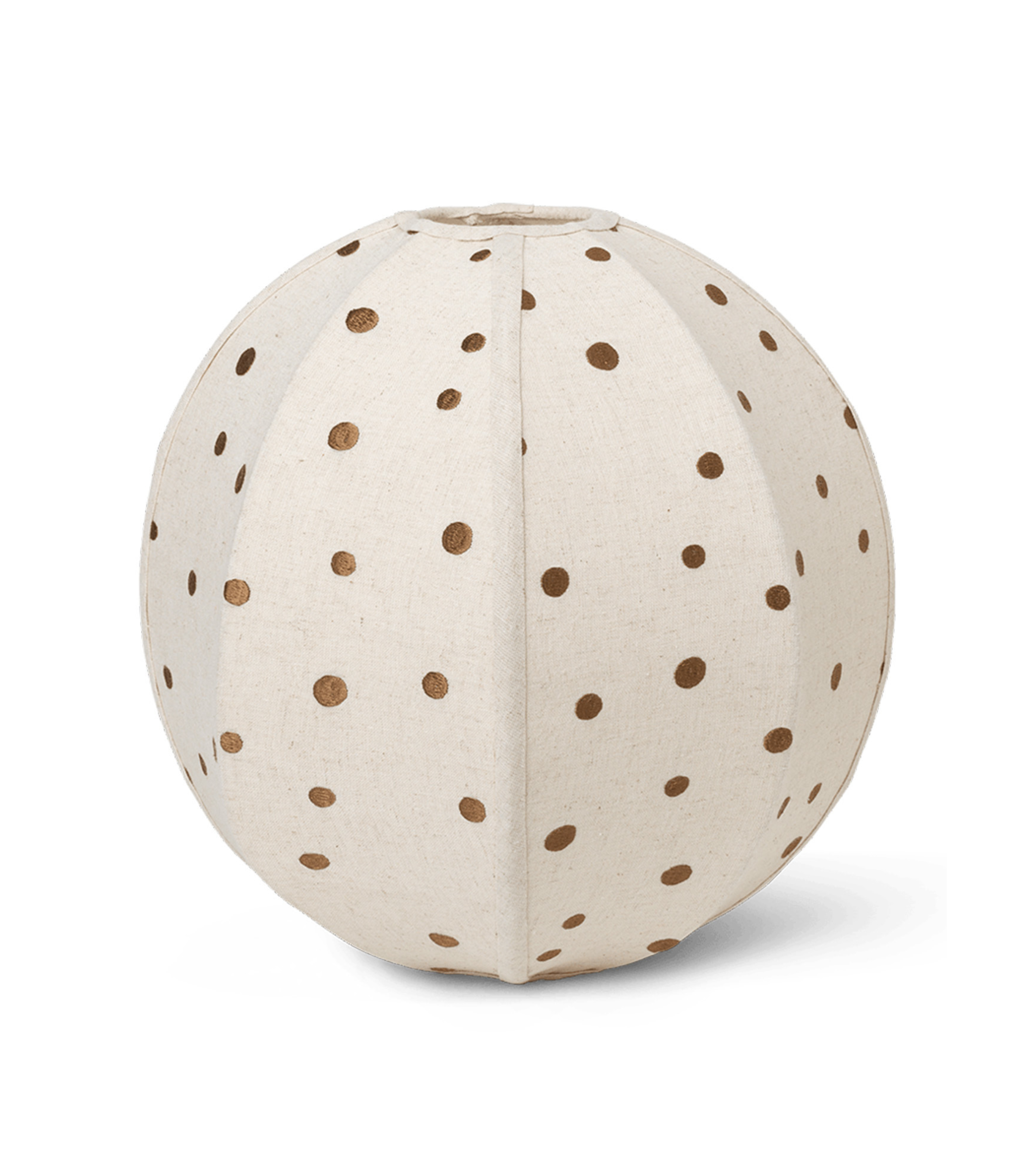 DOTS TEXTILE Lampenschirm hellbeige