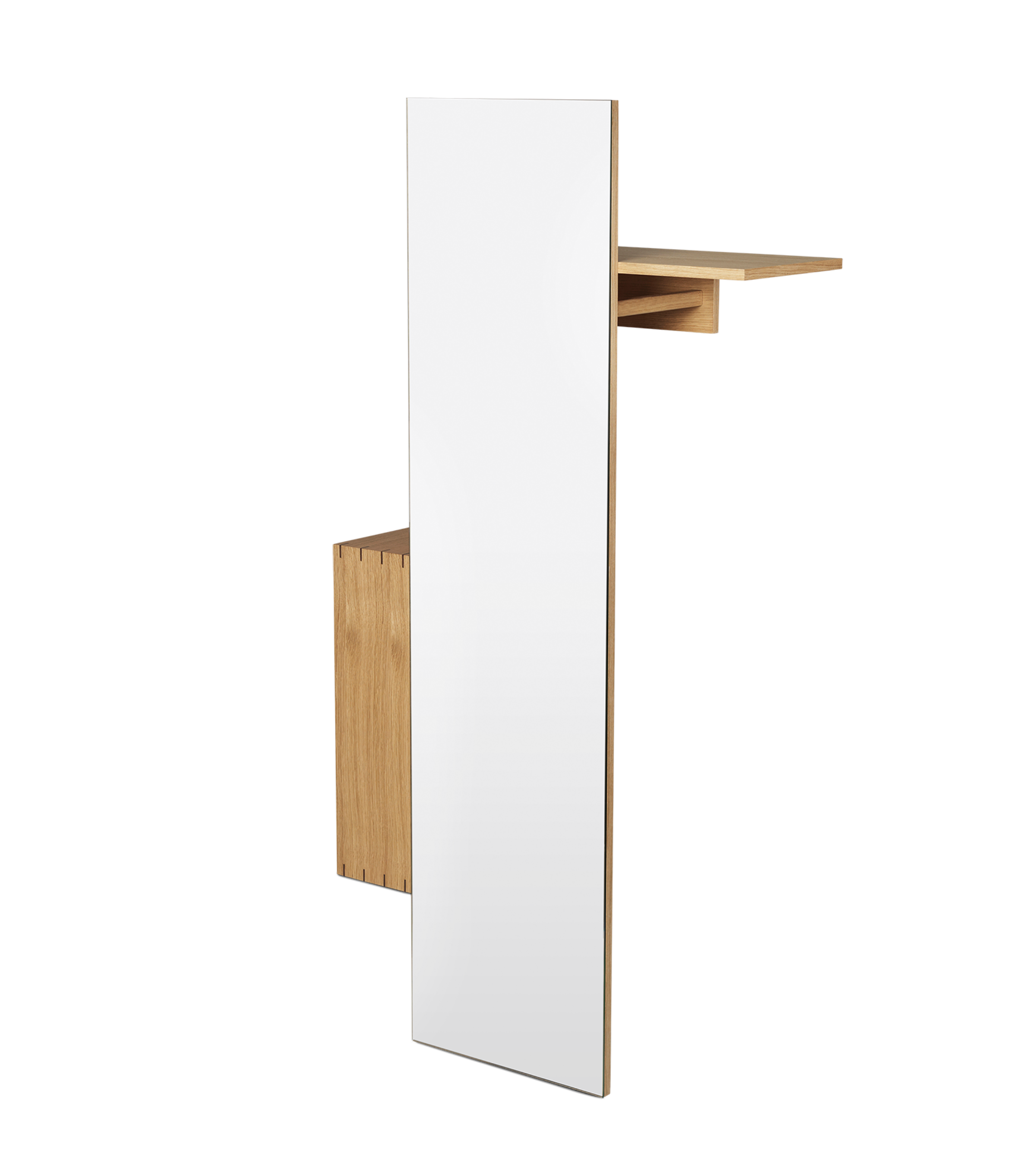 BON HALLWAY CABINET mirror cabinet oiled oak