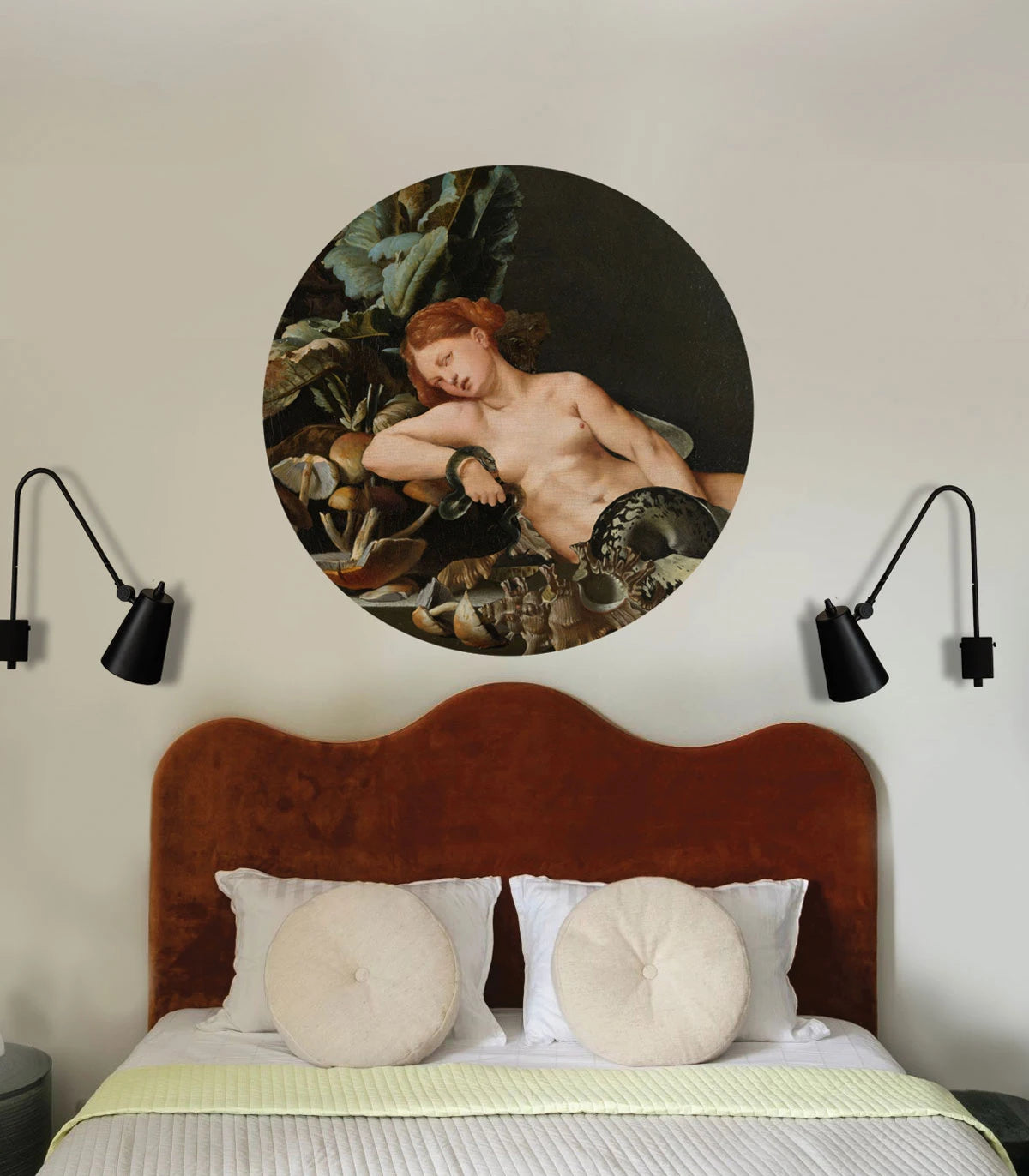 Wandlamp DOTS LIGHTING - CLEOPATRA zwart