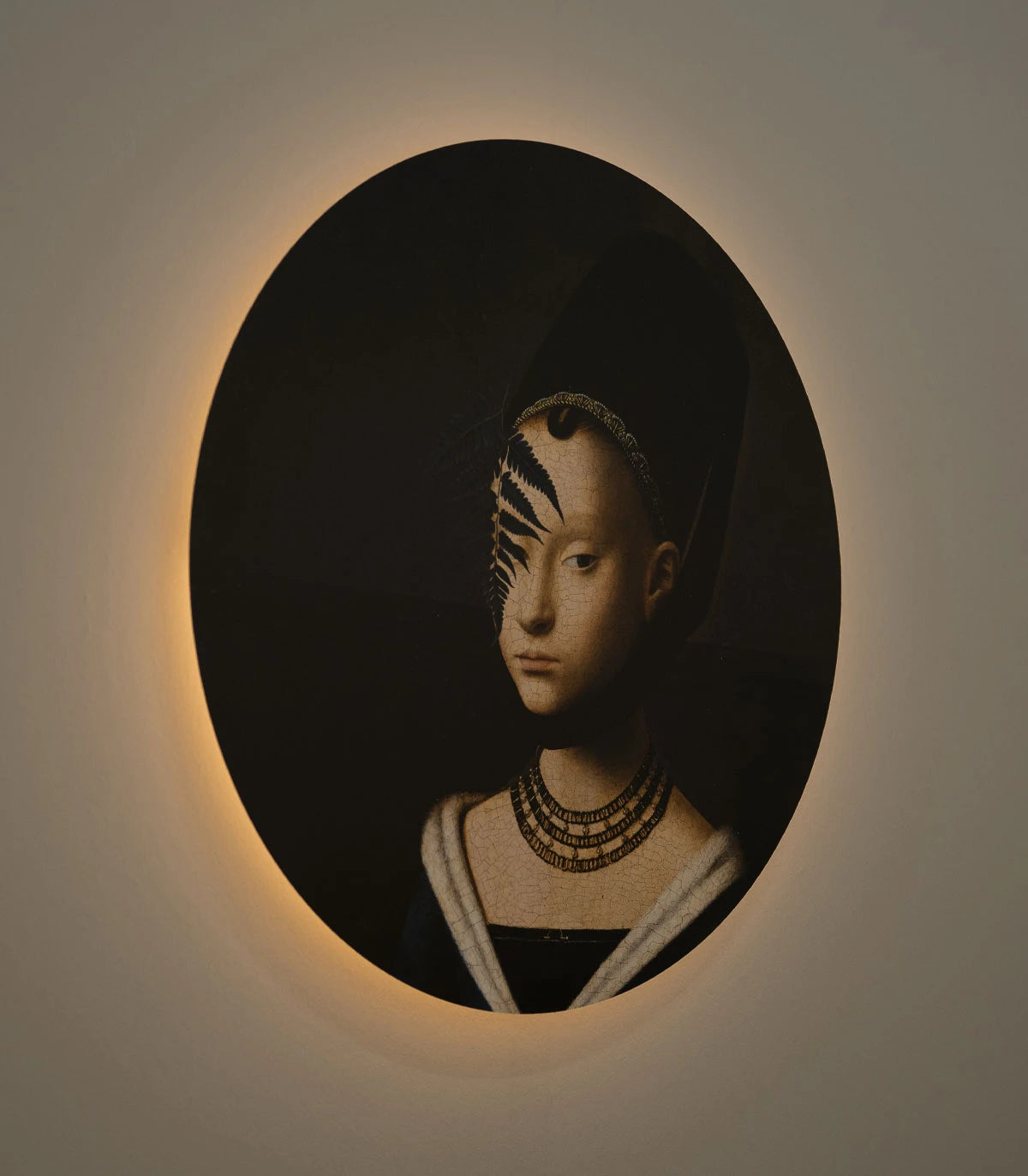 Wandlamp DOTS LIGHTING - LADY FERN donkerbruin