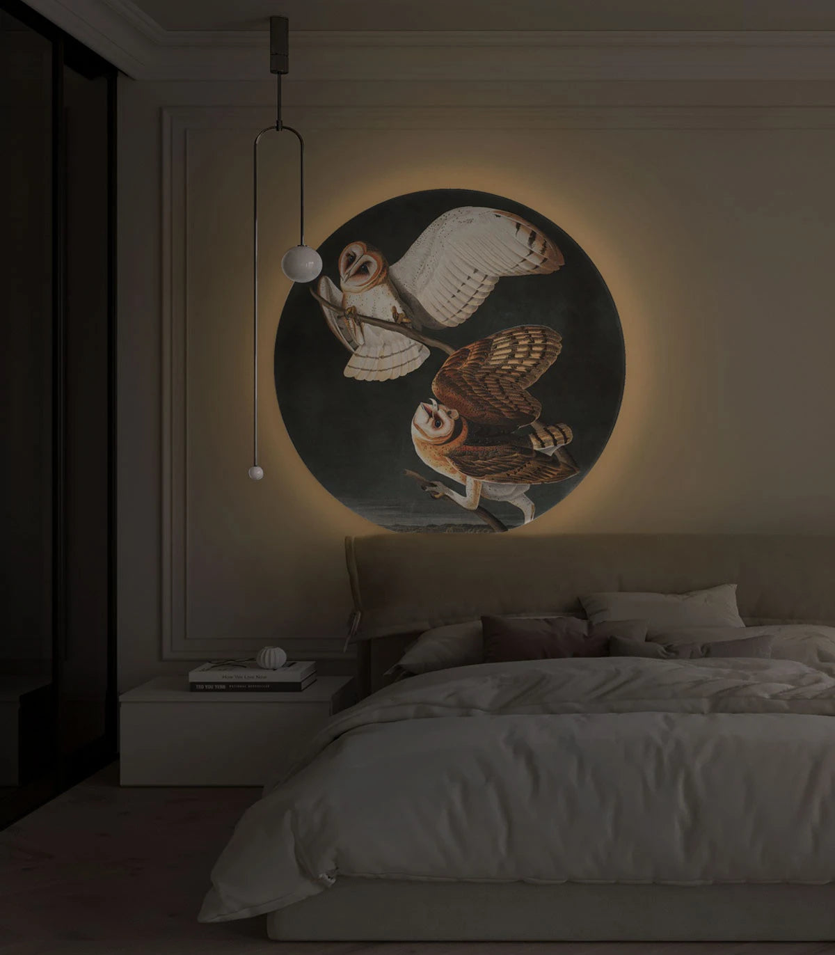 Wall Lamp DOTS LIGHTING - OWLS Dark Gray
