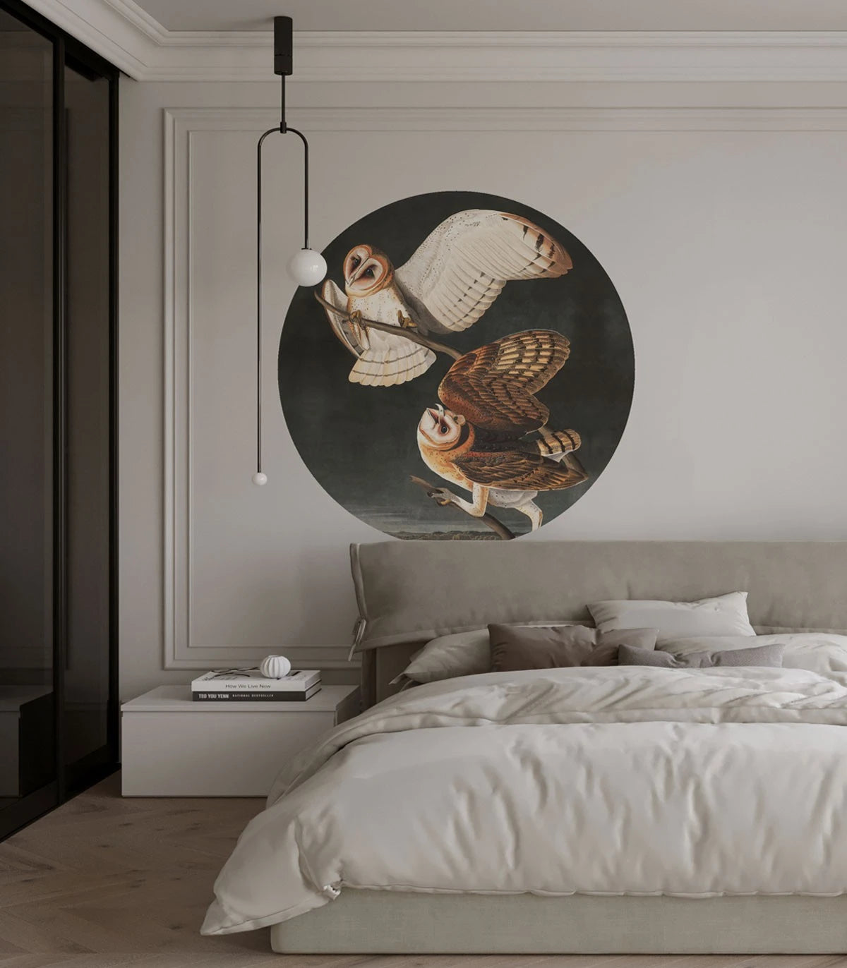 Wandleuchte DOTS LIGHTING - OWLS dunkelgrau