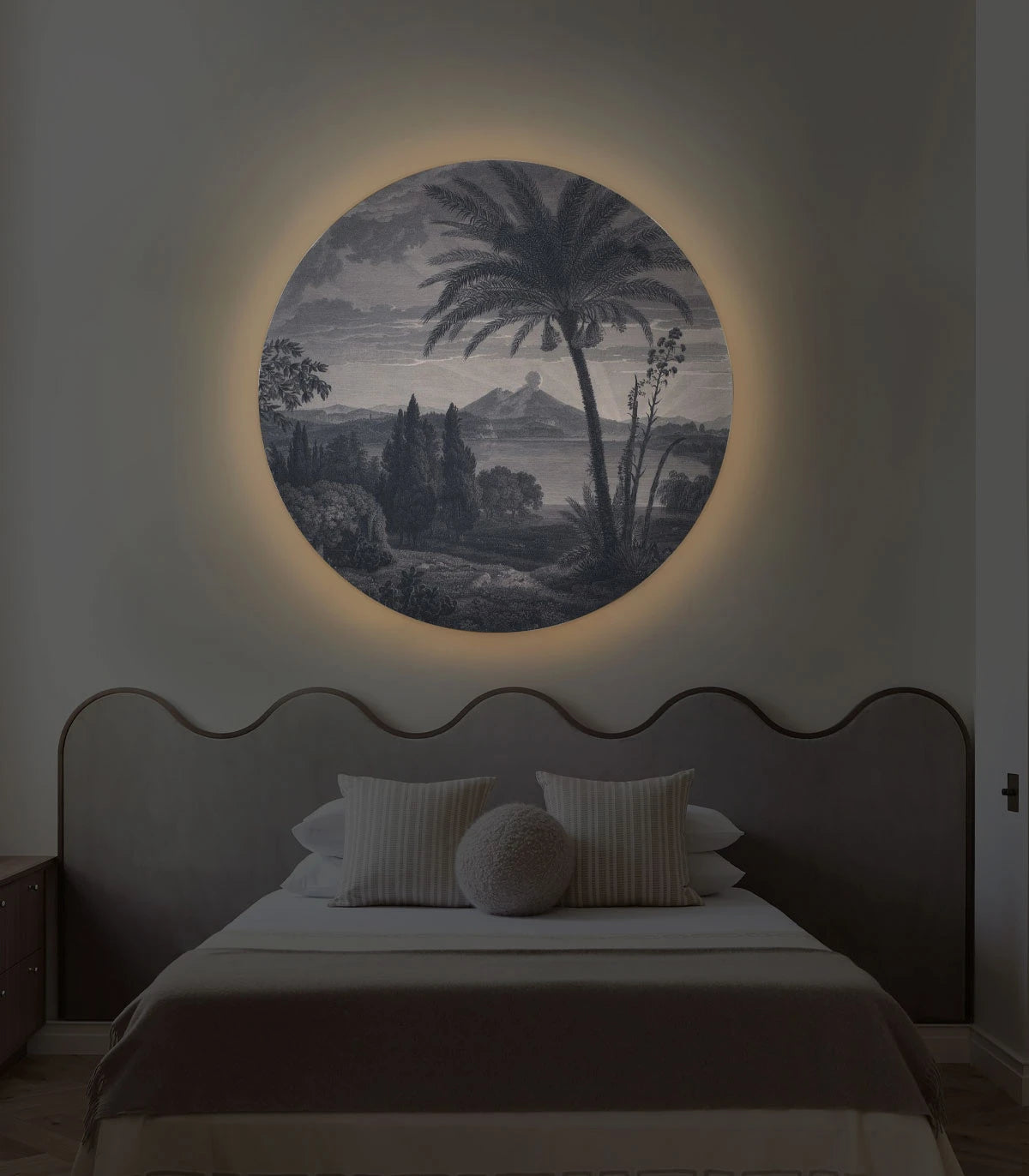 Wall Lamp DOTS LIGHTING - TROPICAL VOLCANO VISTA muted blue