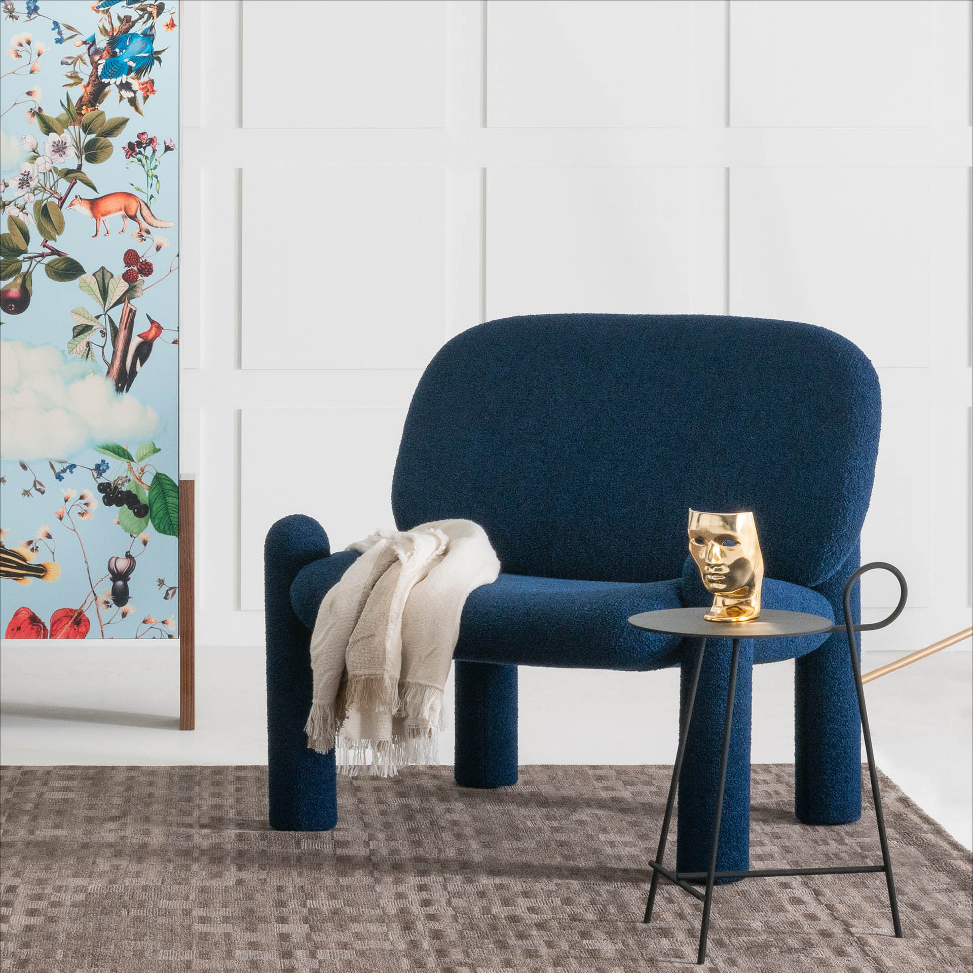 Bijzettafel CARMINA beige