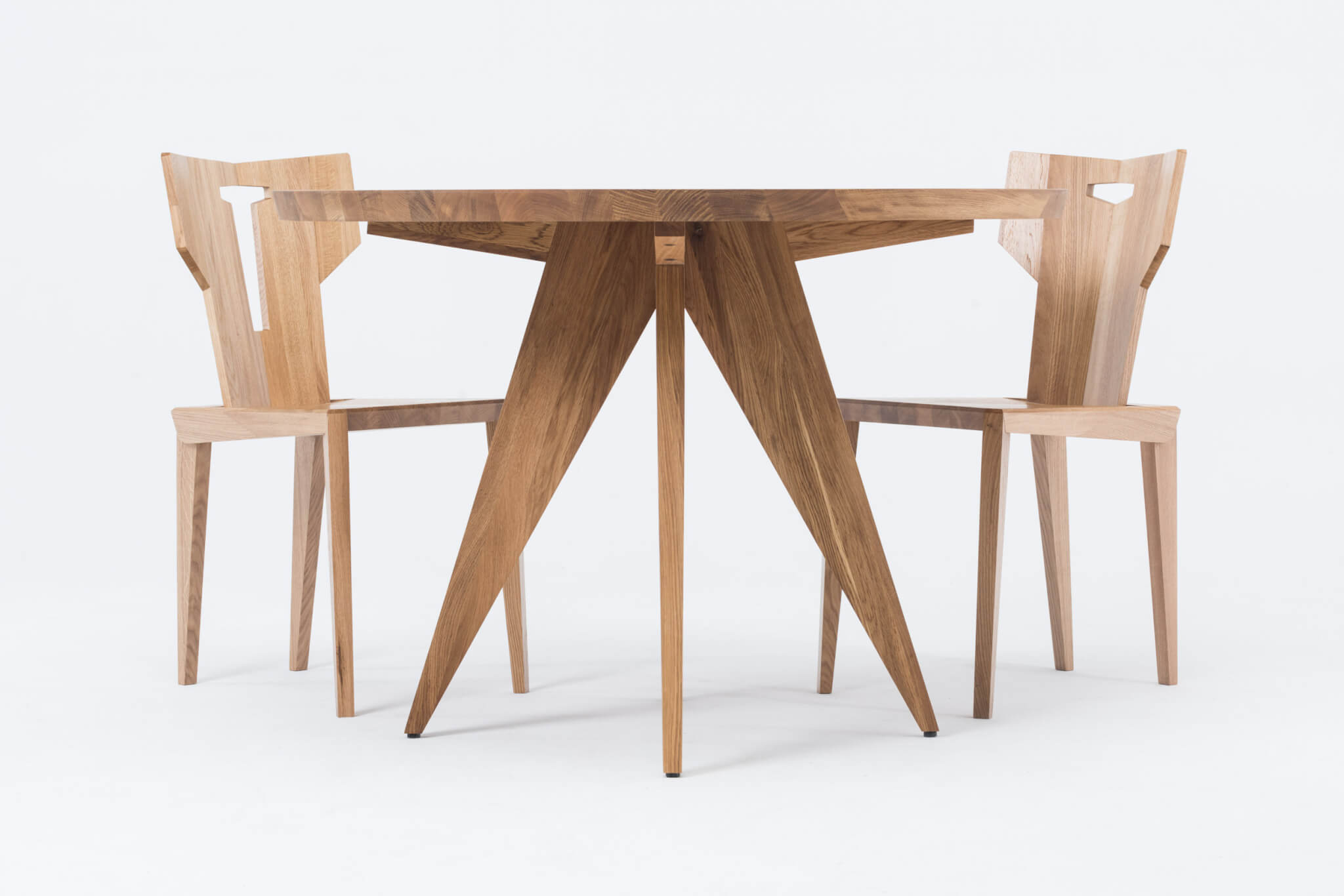 Runder Tisch MEDUSA Eiche