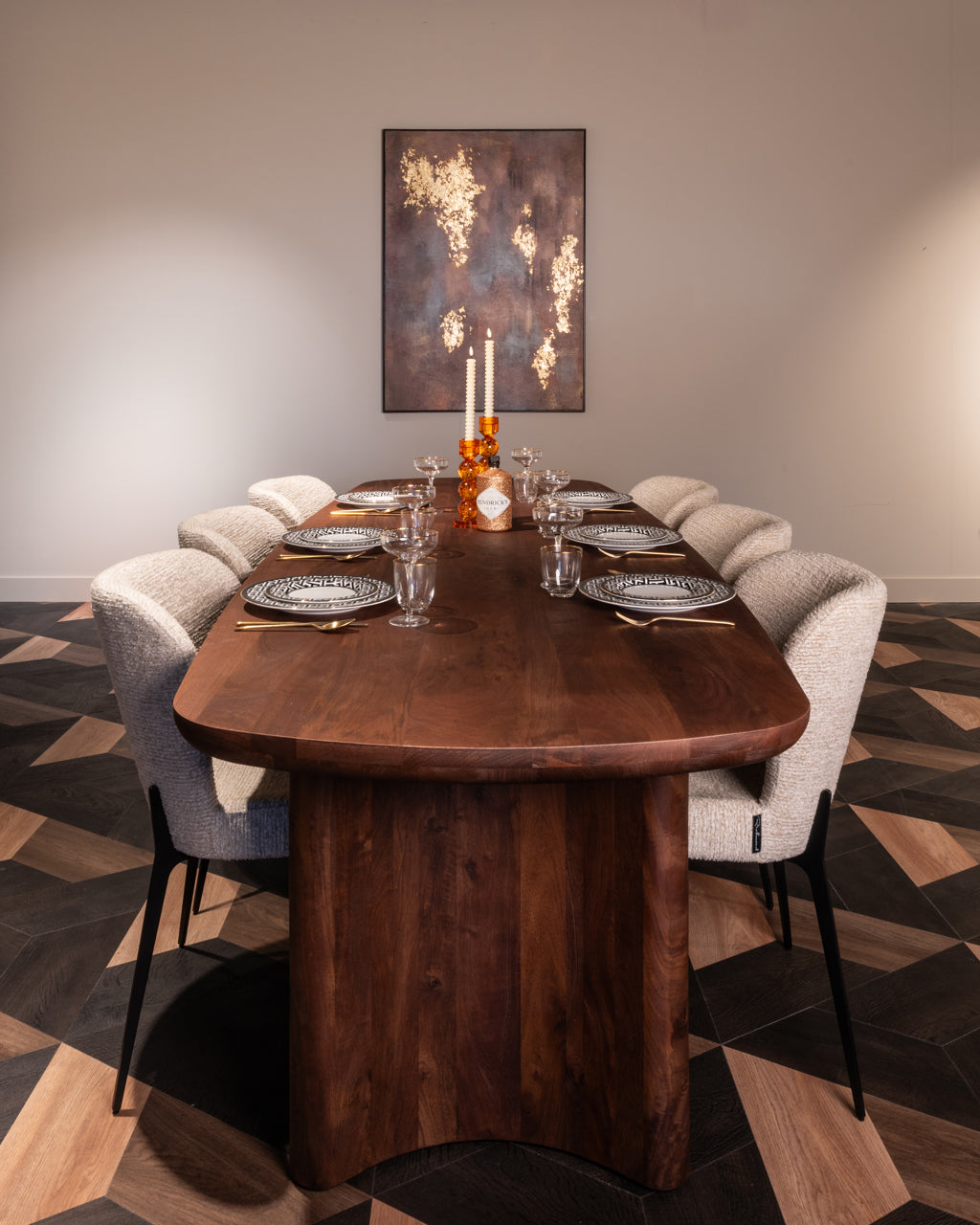 Eettafel BALDWIN mango hout