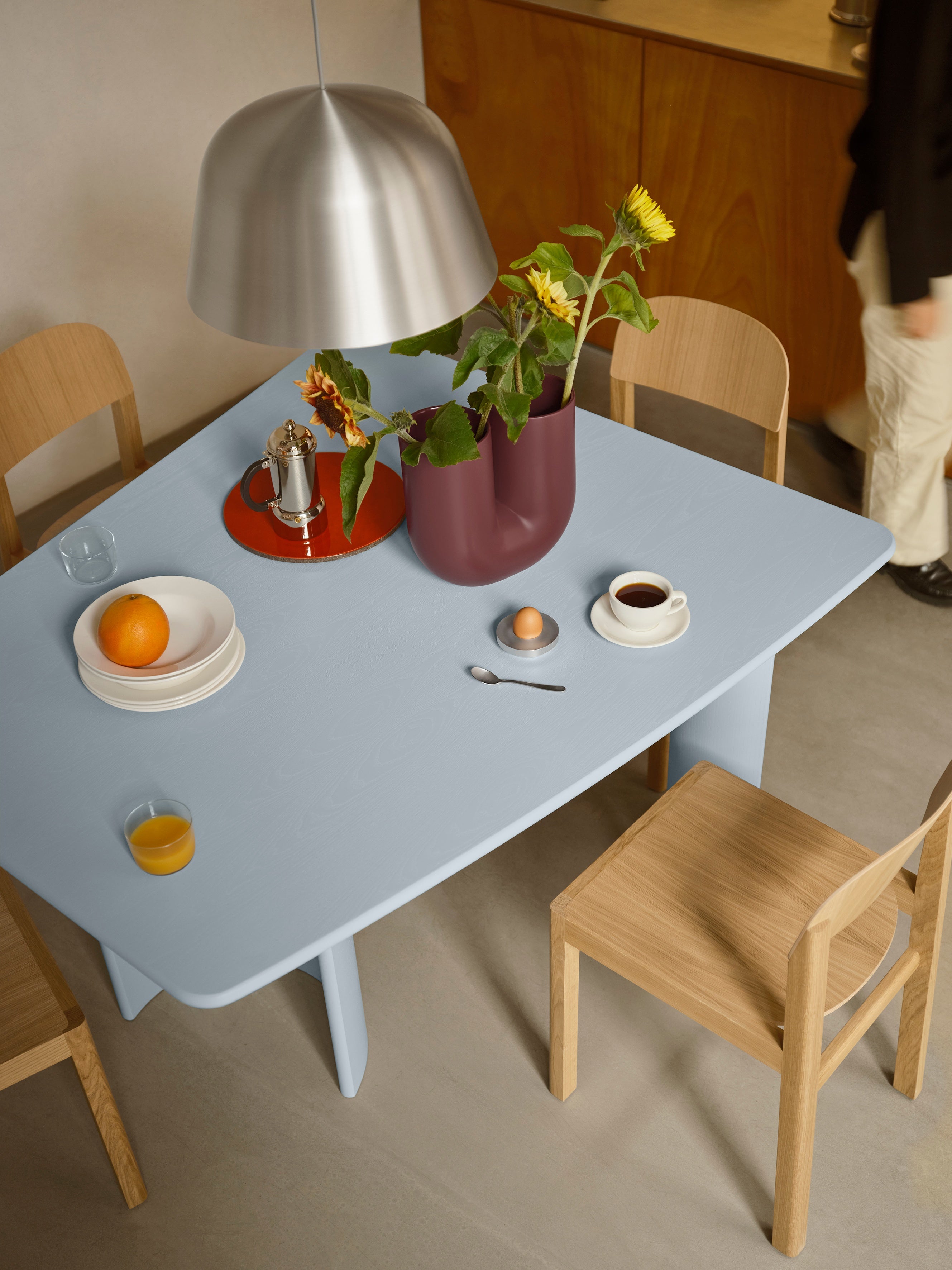 Tafel RE-NORM lichtblauw