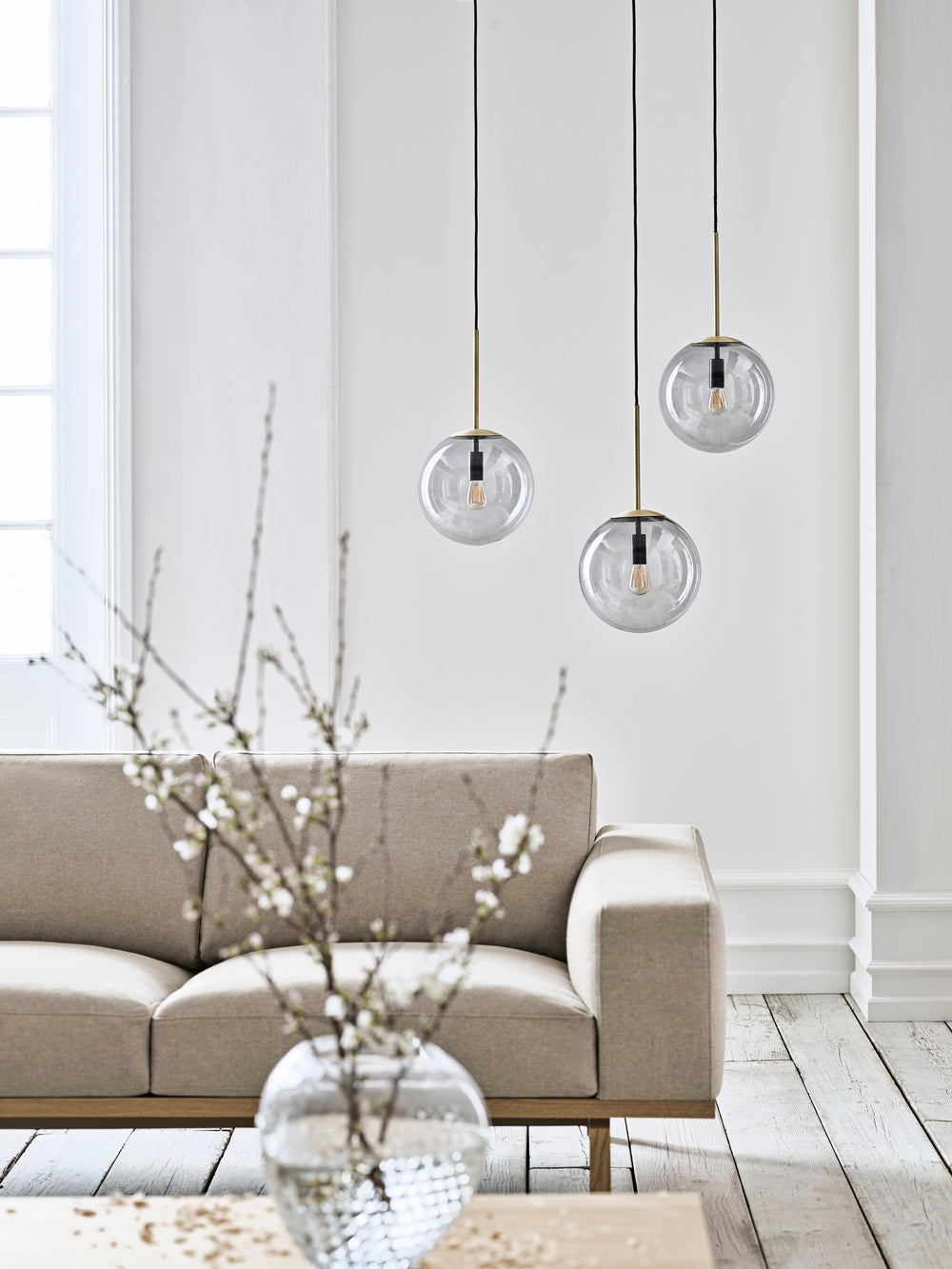 Zwarte ORB hanglamp