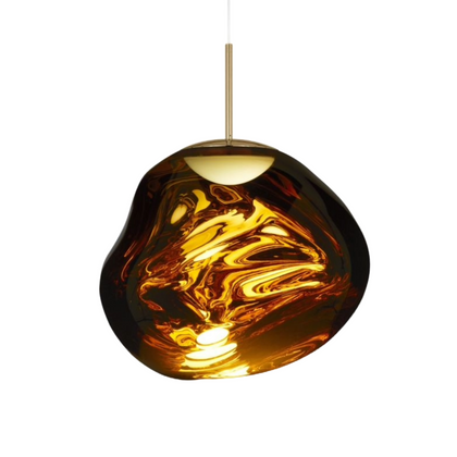 Melt zloty hanging lamp