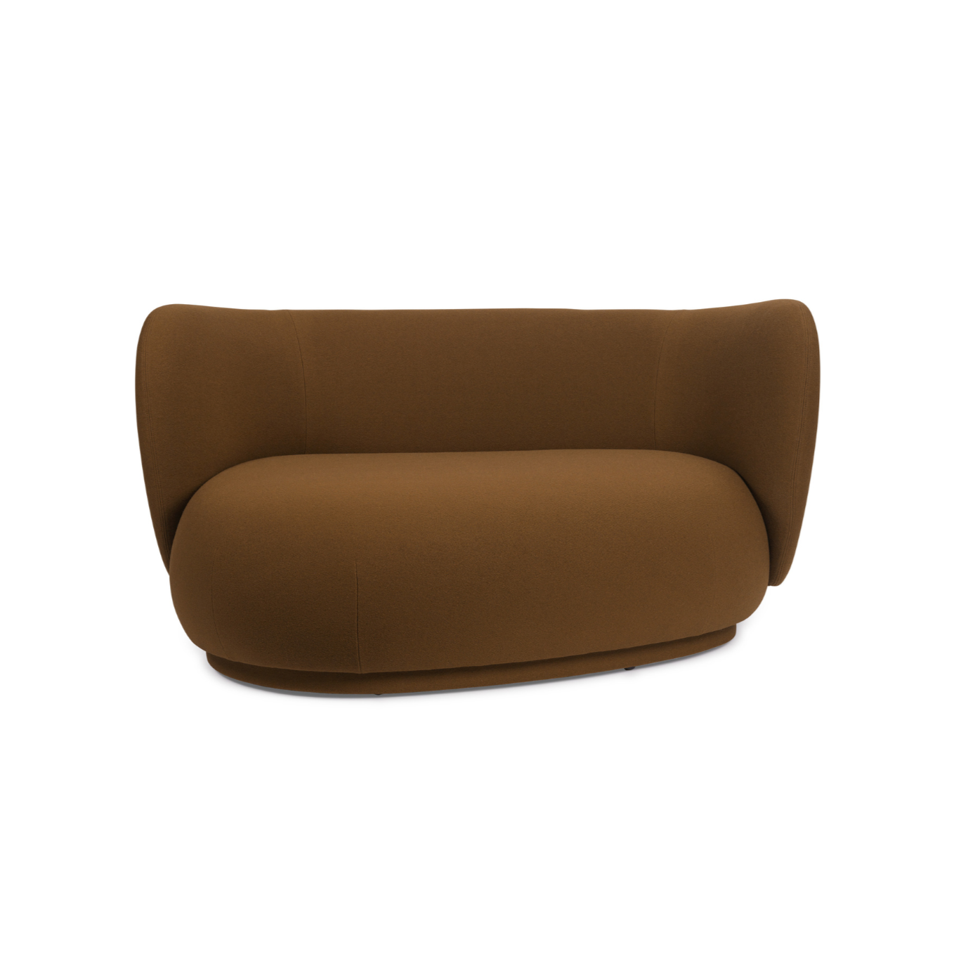 RICO -Kurve links Sofa -Sofa Karamell Tonus