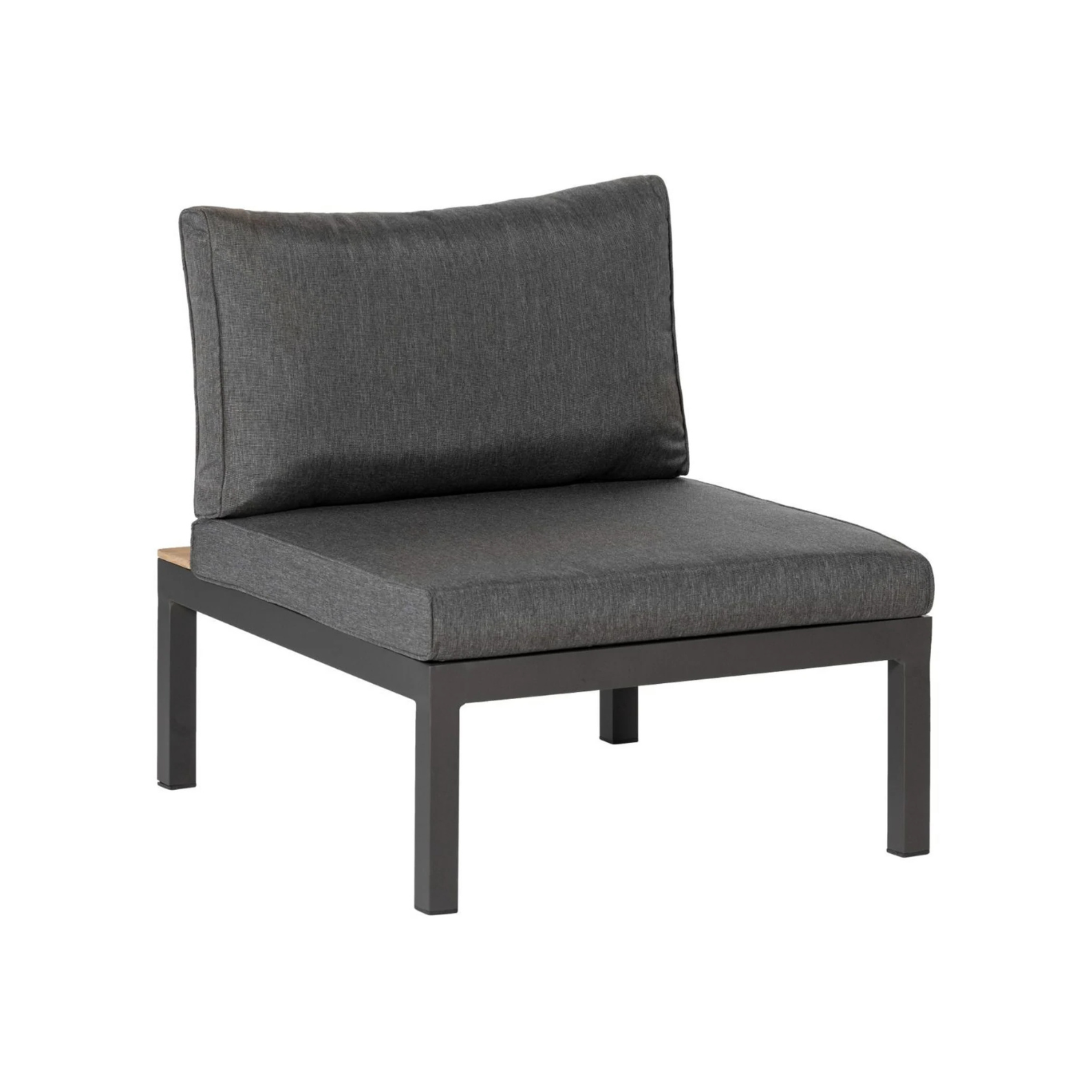 Tuinstoel LA VIDA antracietkleurige basis