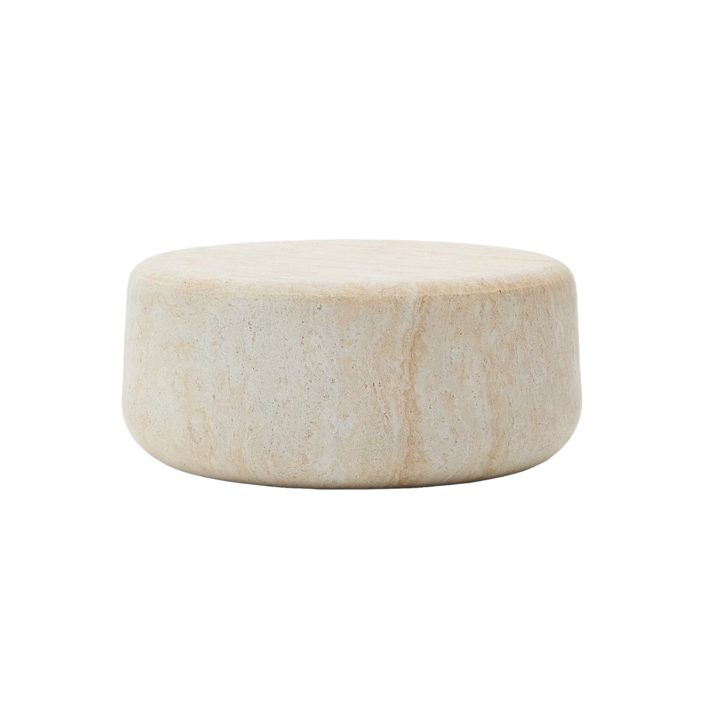 DRASI Gartentisch Zement mit Travertin-Imitation 