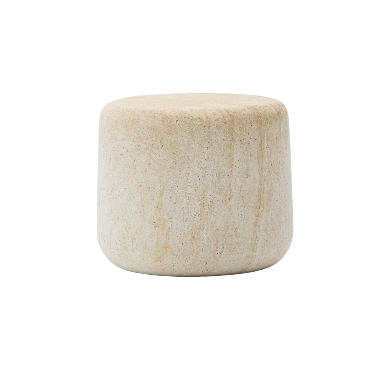 DRASI Gartentisch Zement mit Travertin-Imitation 