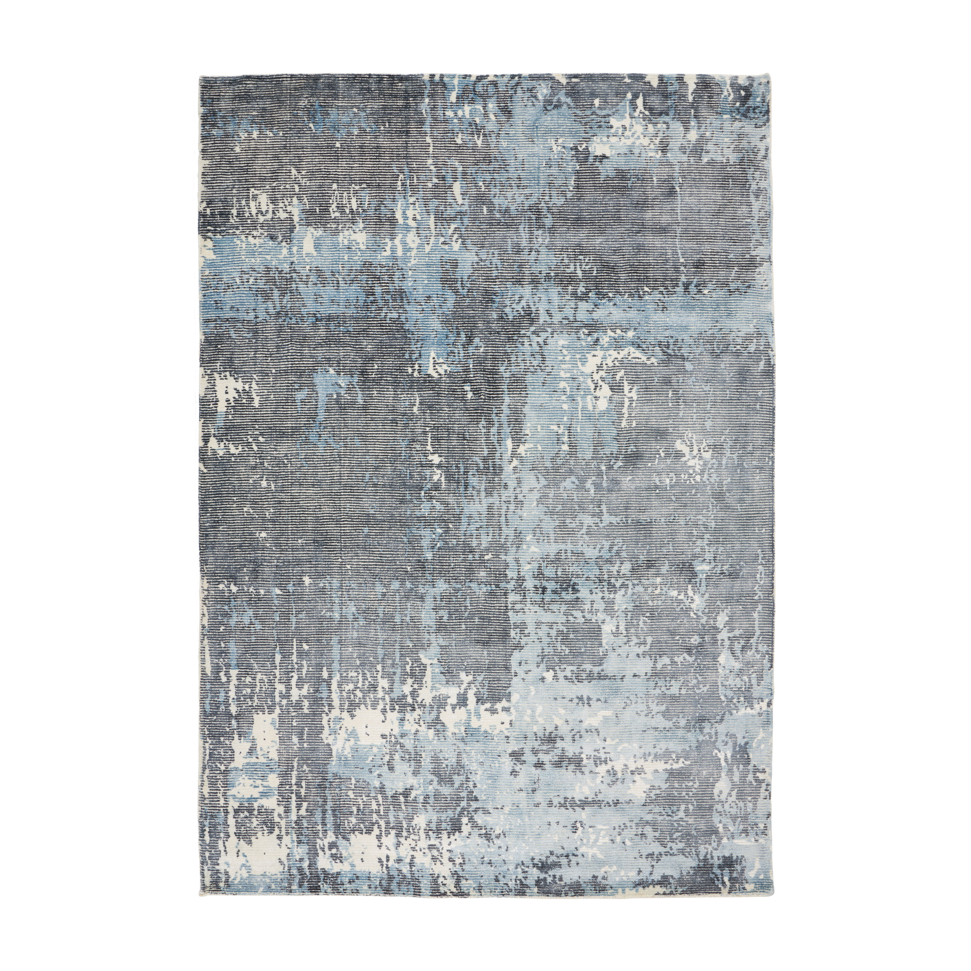 Teppich FULLER - OCEAN grau-blau