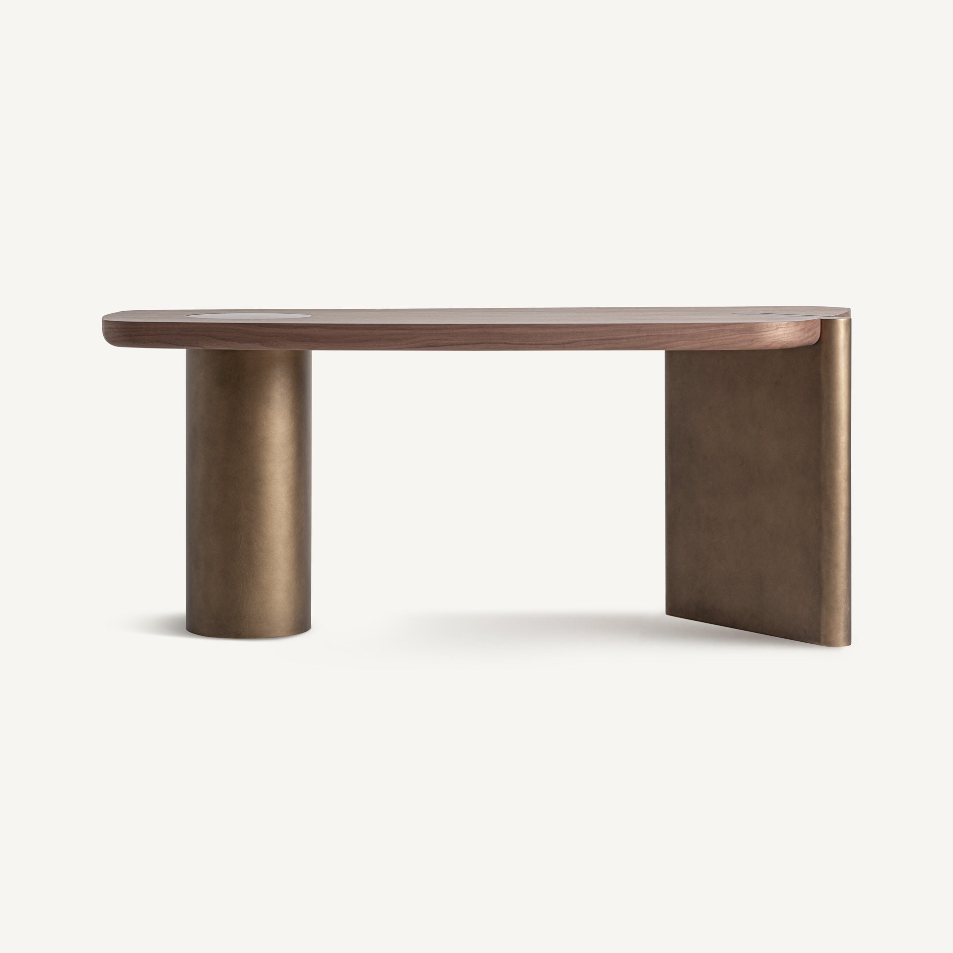 Bureau LAUSANA notenhout
