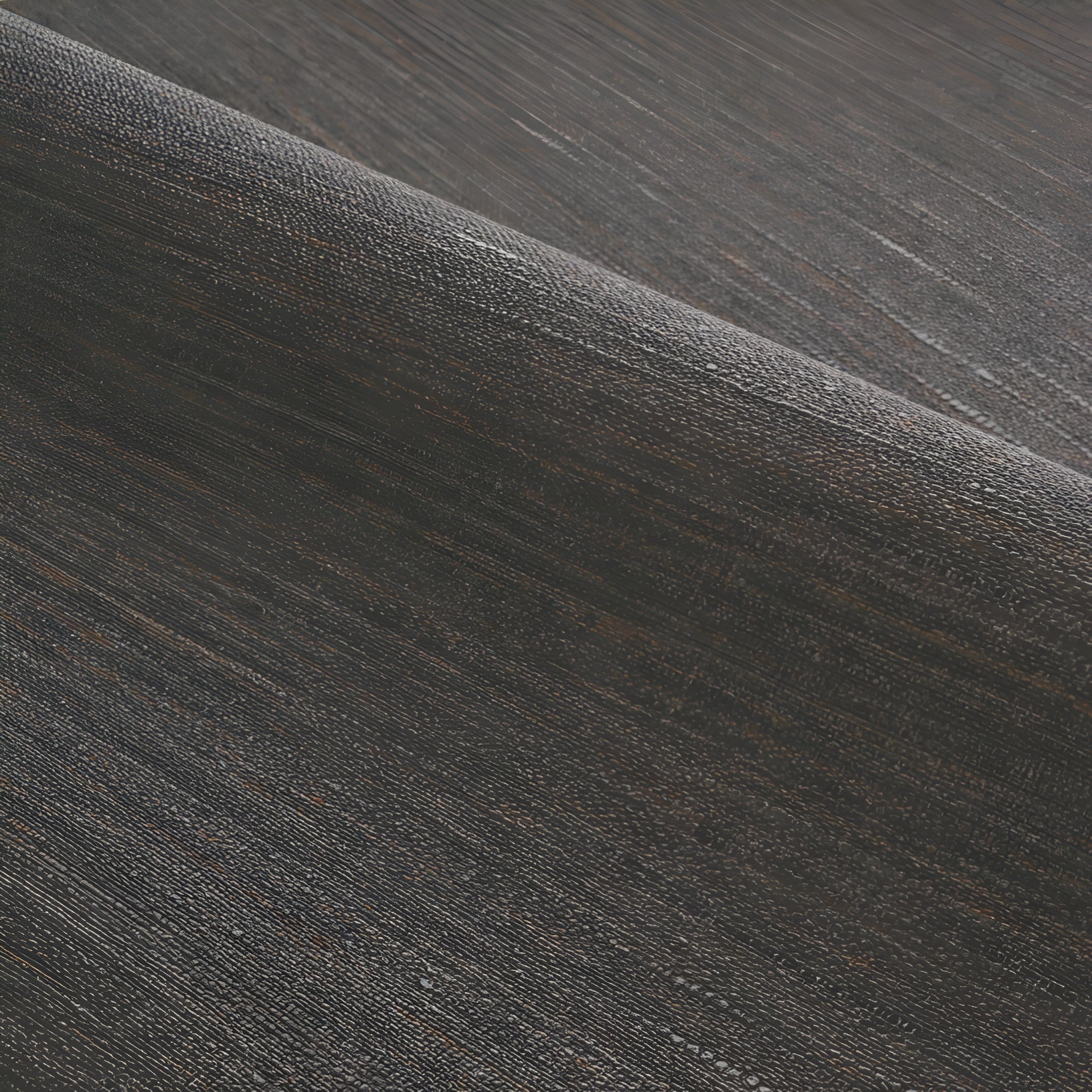 Strukturierte Tapete, die Leinwand imitiert OCCITAN - EBENE dunkelbraun