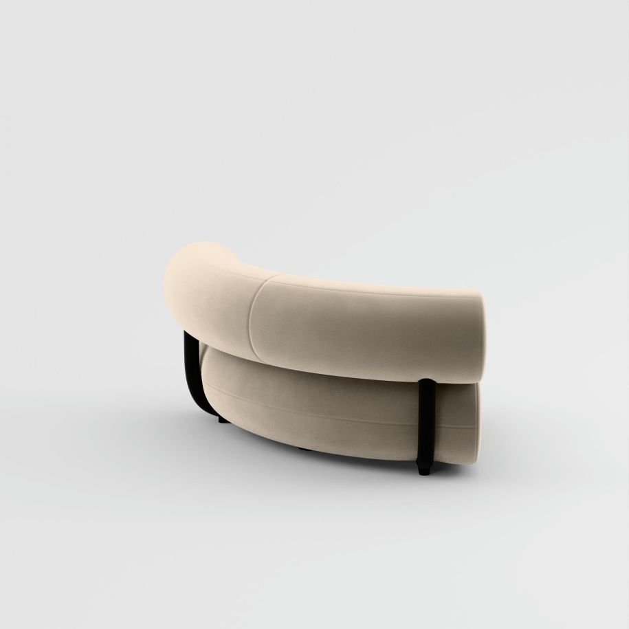 Modulaire bank FAT - gestoffeerde hoekmodule