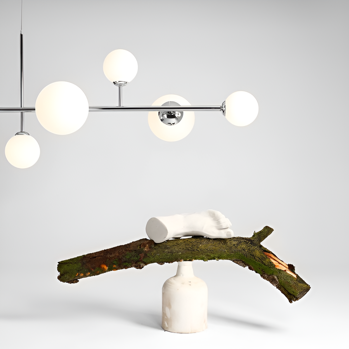 Hanglamp DIONE HEXA verchroomd