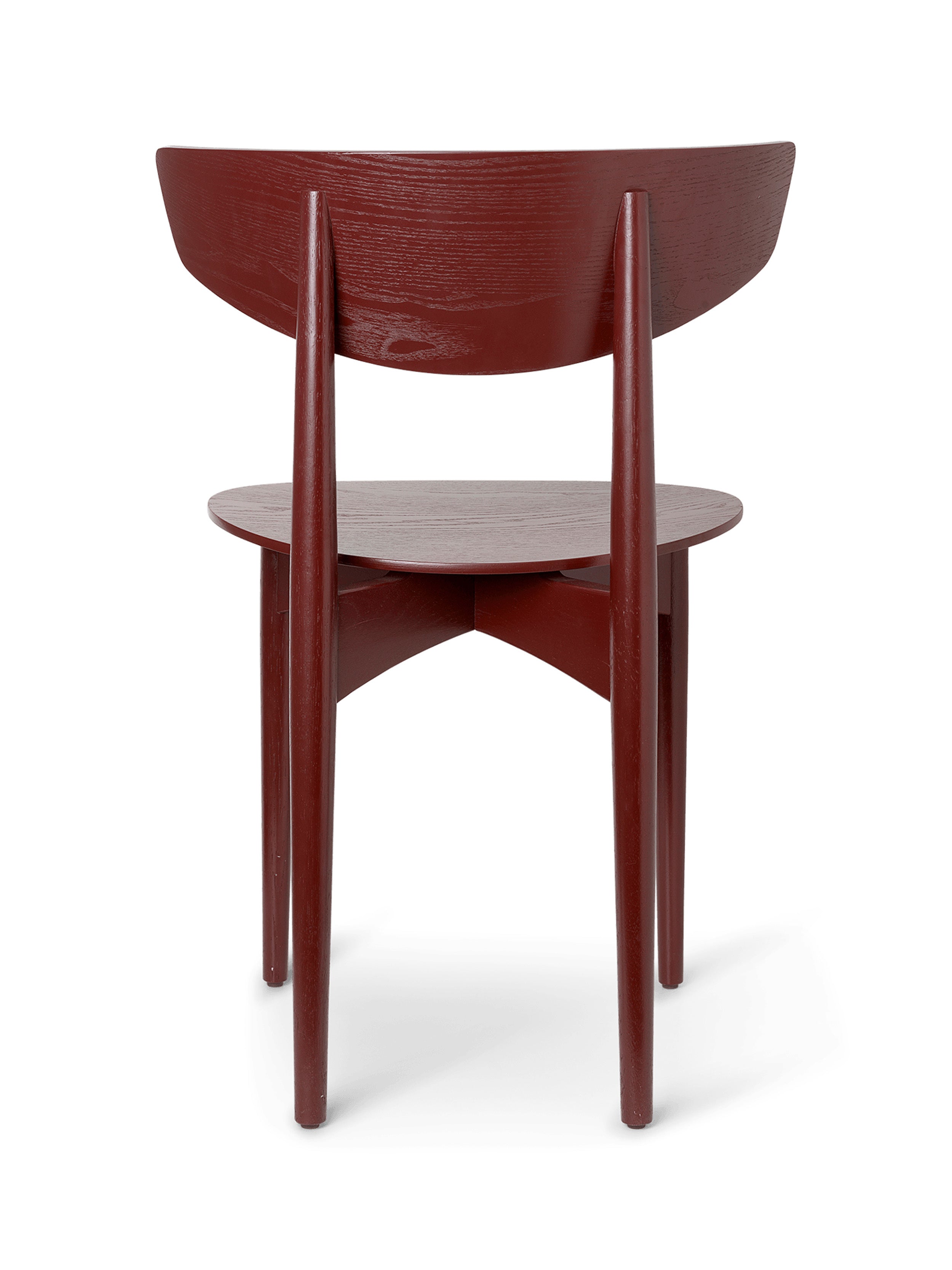 Stoel HERMAN WOOD rood beukenhout
