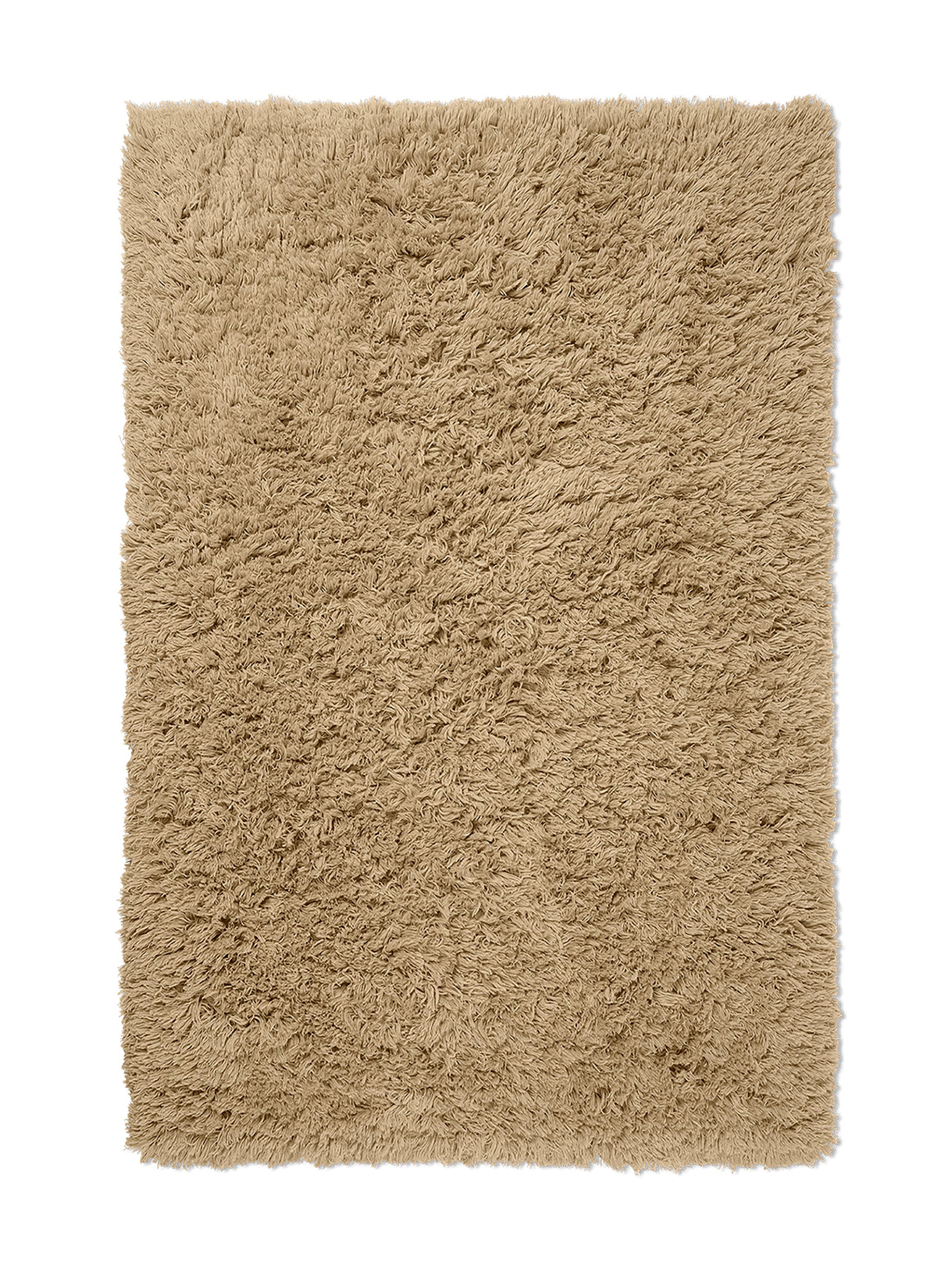 Vloerkleed MEADOW licht zandkleurig met lange haren