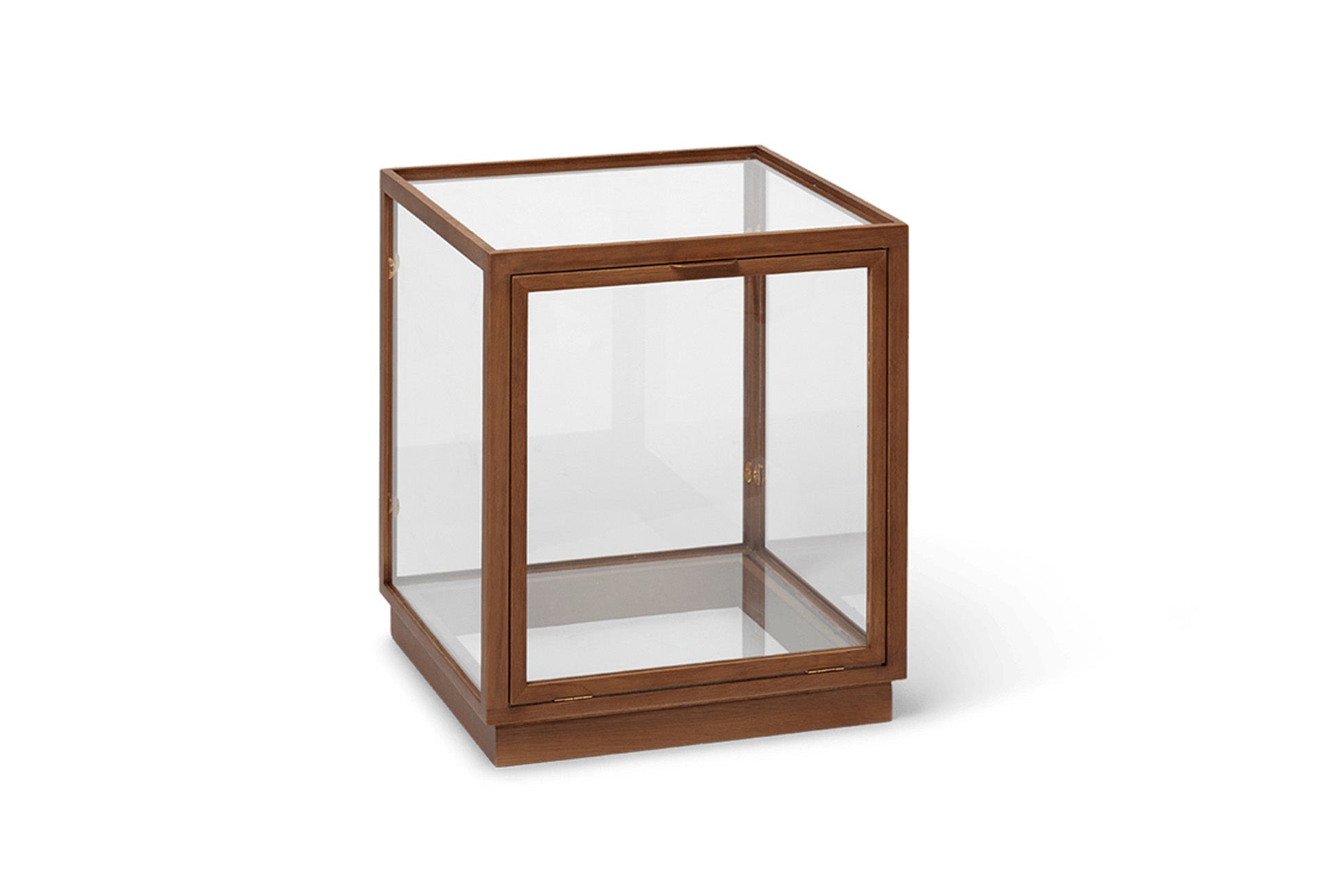 MIRU GLASS MONTRE display cabinet dark brown oak