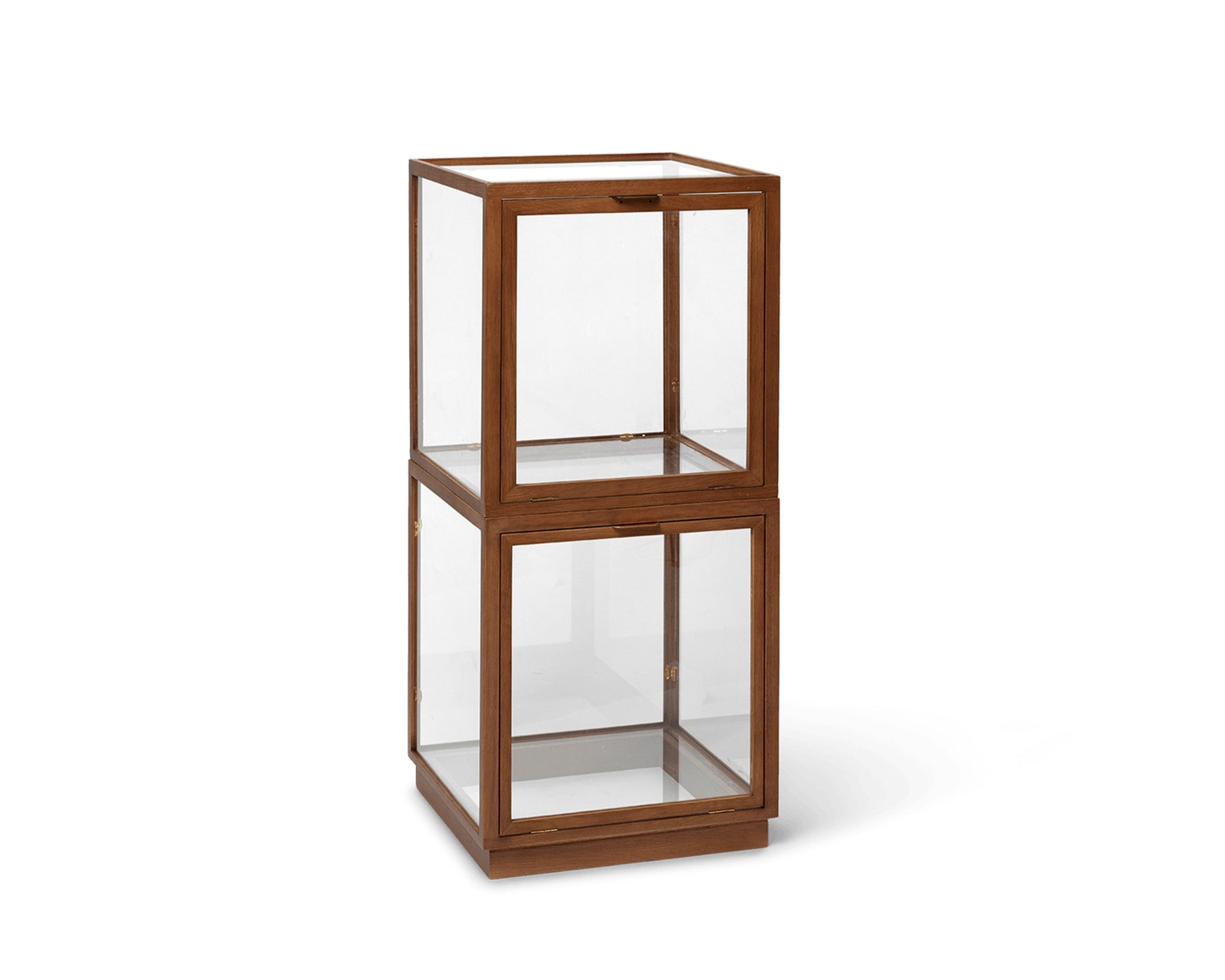 MIRU GLASS MONTRE display cabinet dark brown oak