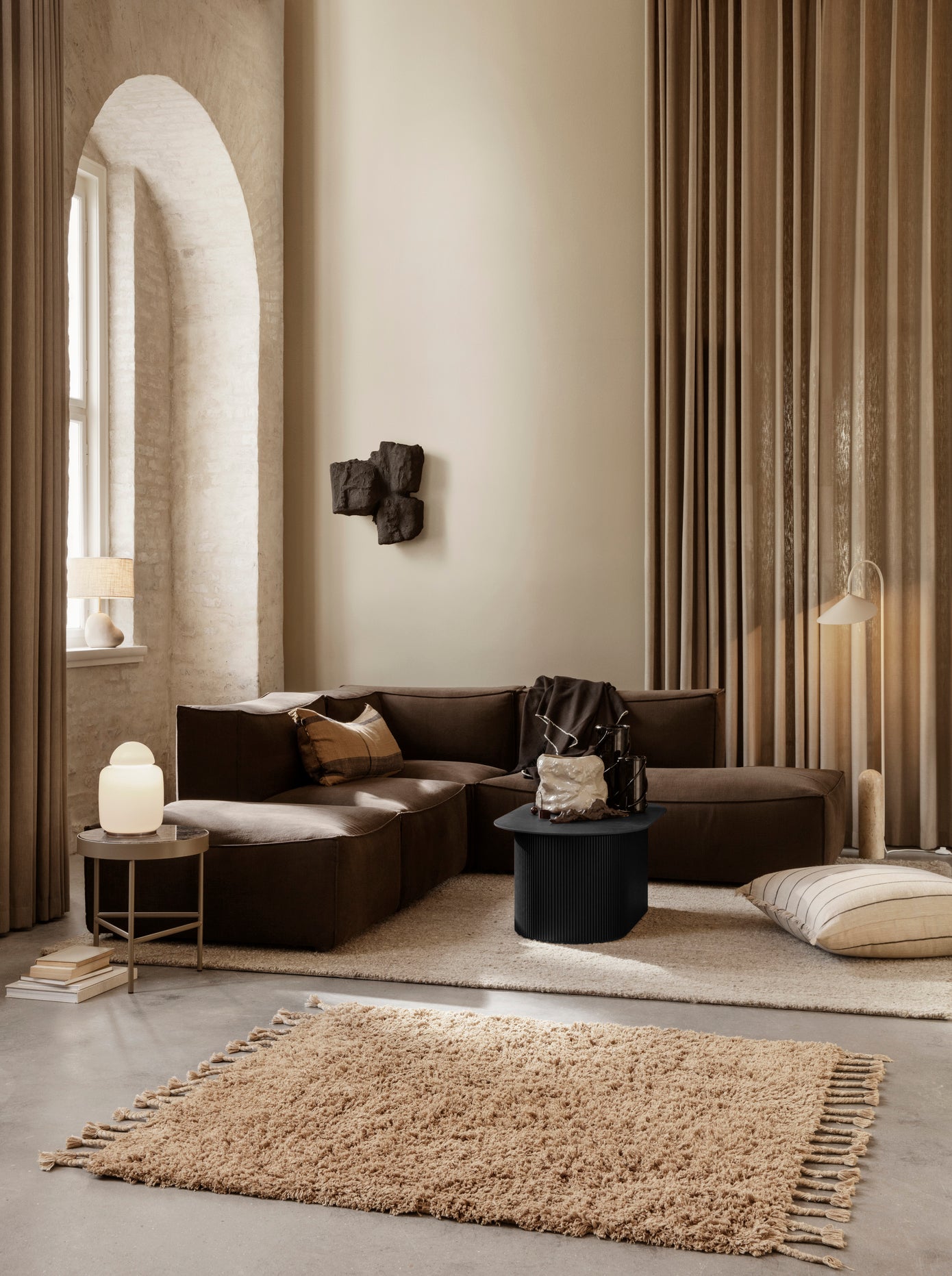 Bloempot TUCK beige