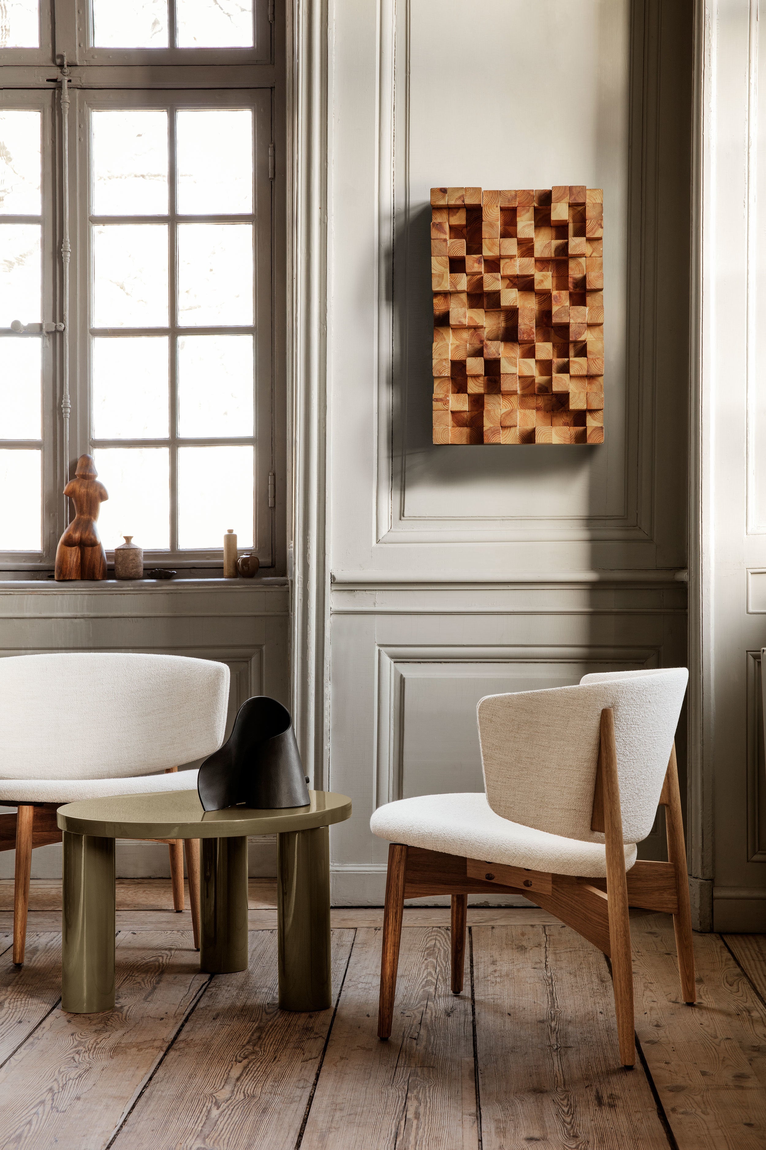 Salontafel POST lichtblauw