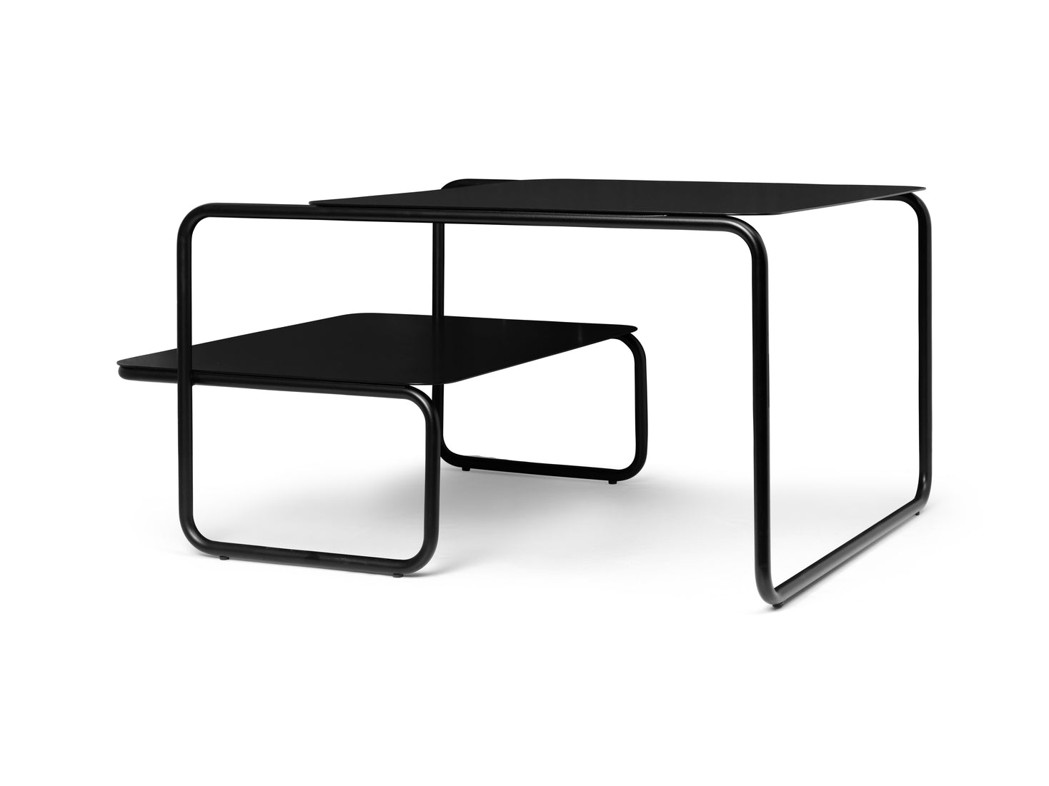 Level schwarzer Couchtisch
